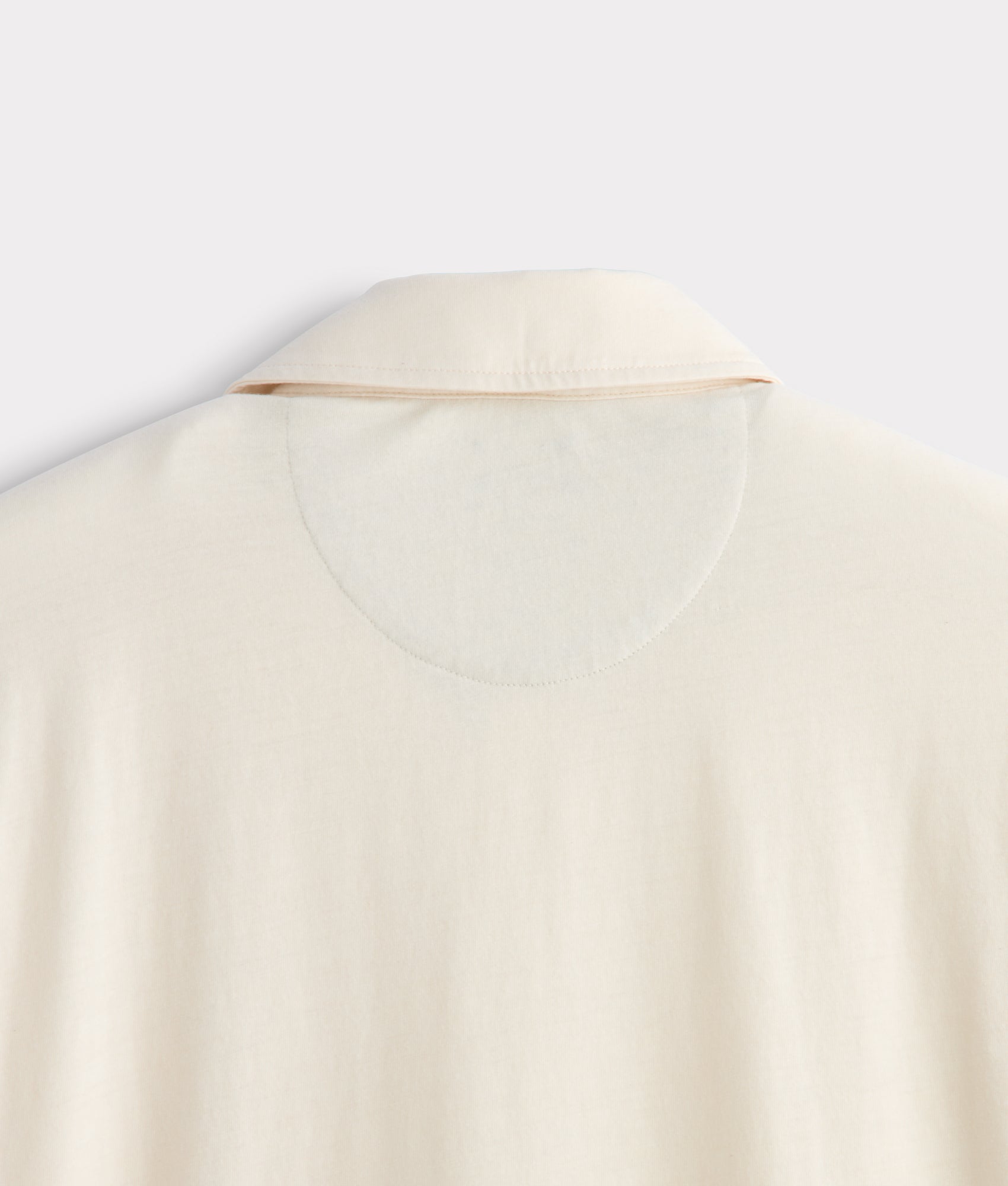 Lucchese Pima Blend Polo :: Cream - Image 4