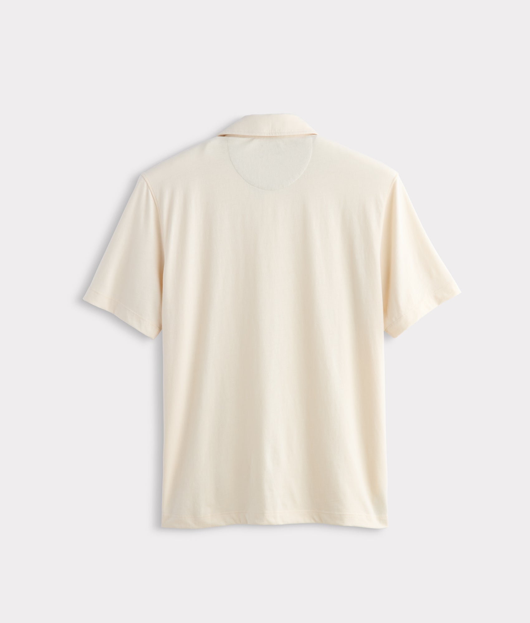 Lucchese Pima Blend Polo :: Cream - Image 2