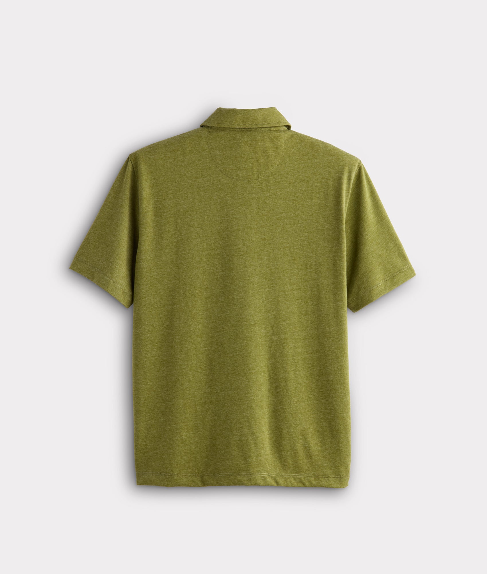 Lucchese Pima Blend Polo :: Olive - Image 2