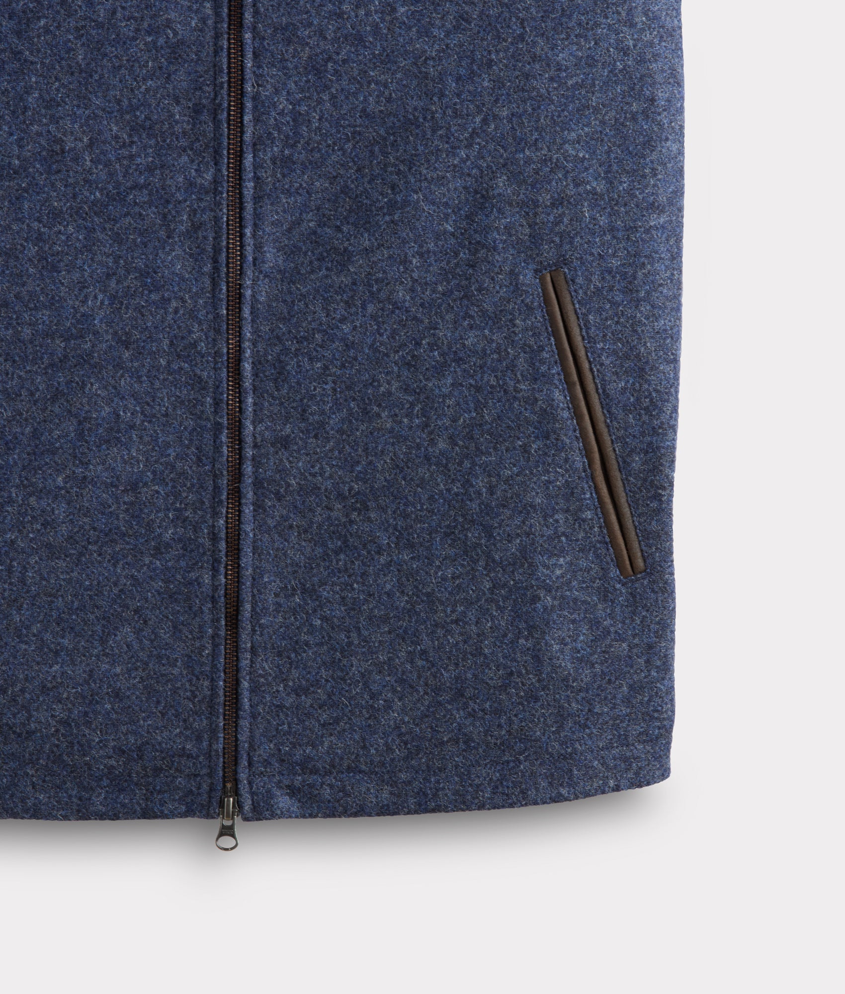 Ashville Wool Vest :: Blue - Image 5