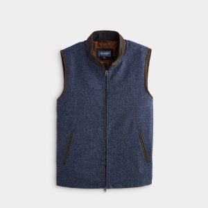 Ashville Wool Vest :: Blue