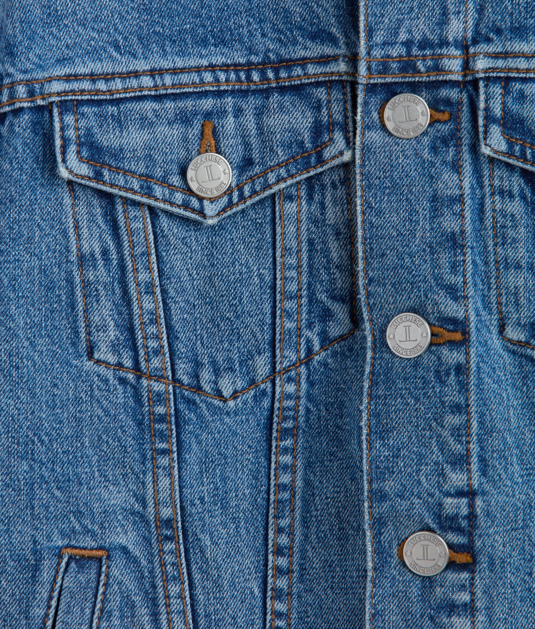 Justine Fringe Denim Jacket :: Blue Roan - Image 5