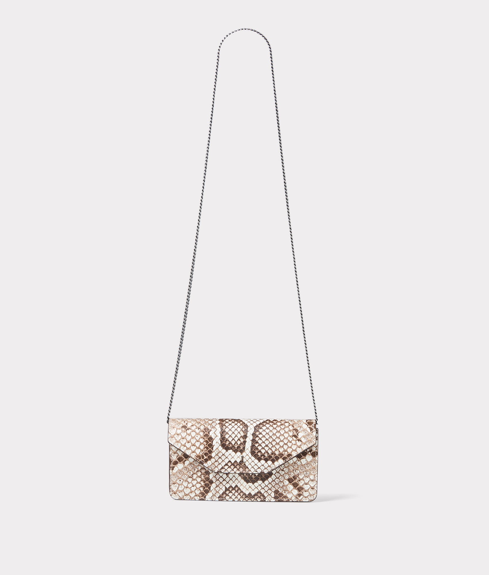 Long Exotic Wallet On A Chain :: Natural - Image 4