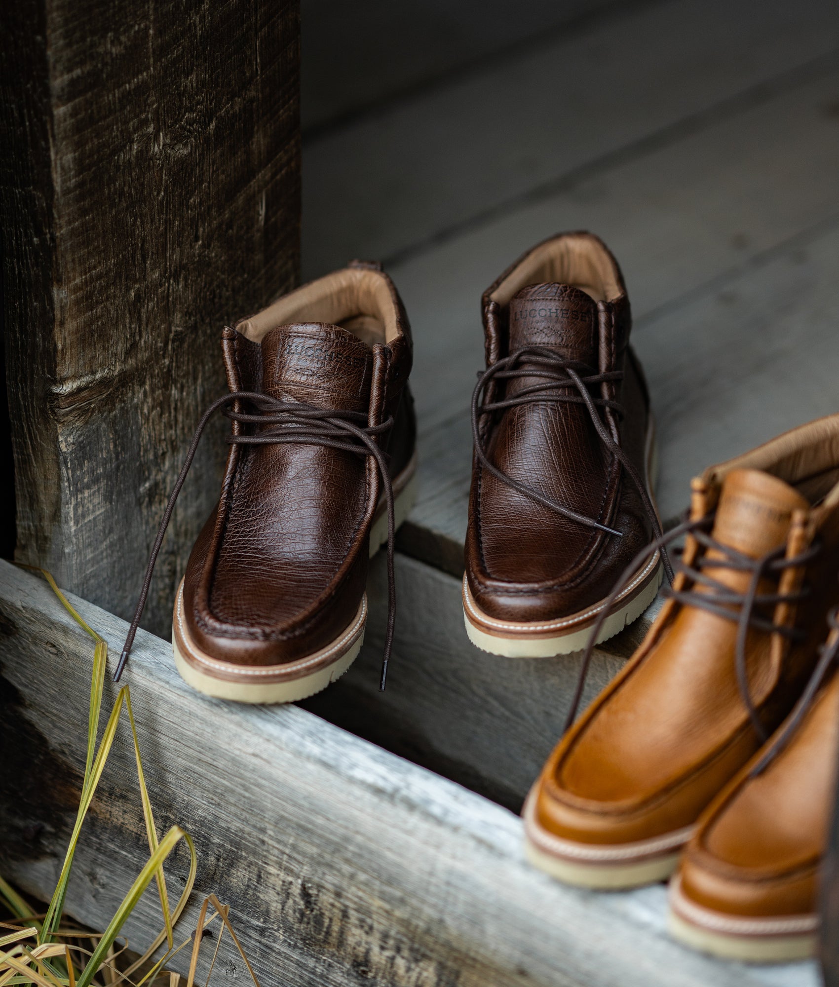 Ridgeline Exotic Chukka Boot :: Tobacco - Image 9