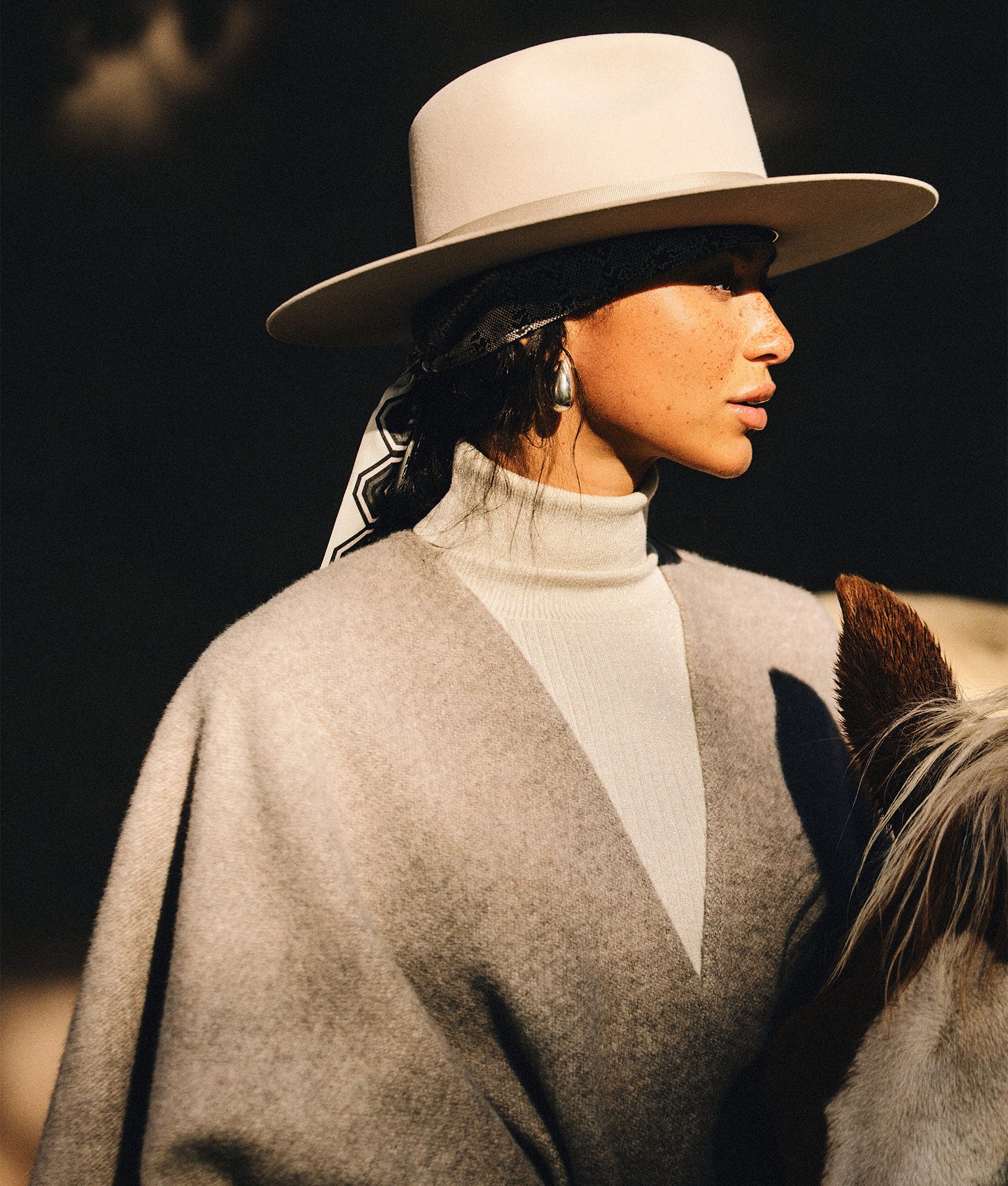 Wynonna Wool Wrap :: Natural - Image 6