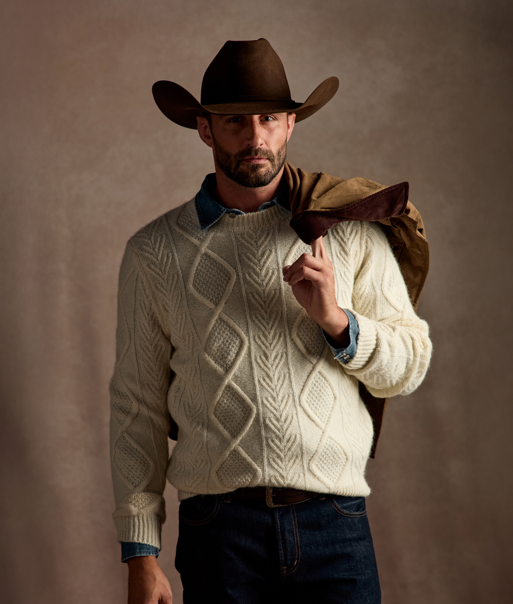 Christopher Sweater :: Winter White - Image 2
