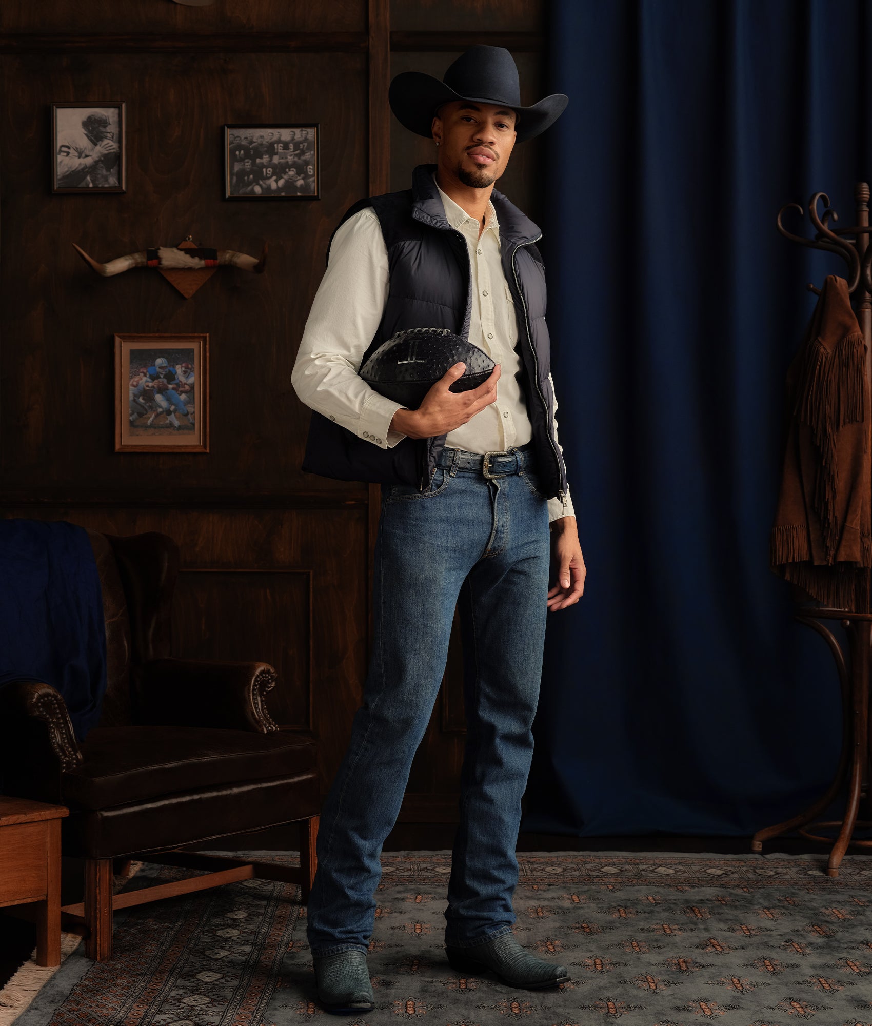 Jesse Men's Slim Straight Jean :: True Blue - Image 3