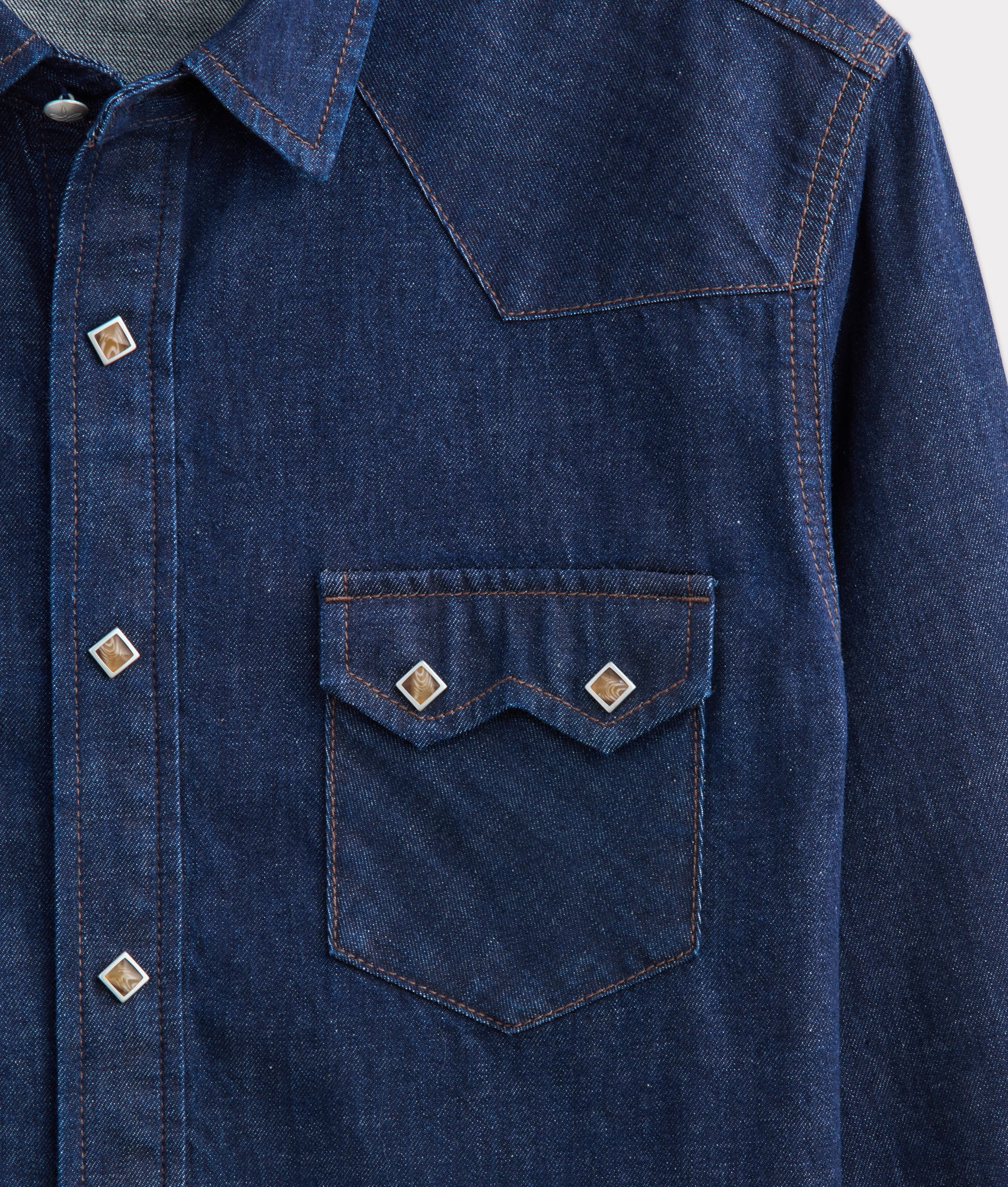 Sawyer Sawtooth Pocket Shirt :: Midnight - Image 5