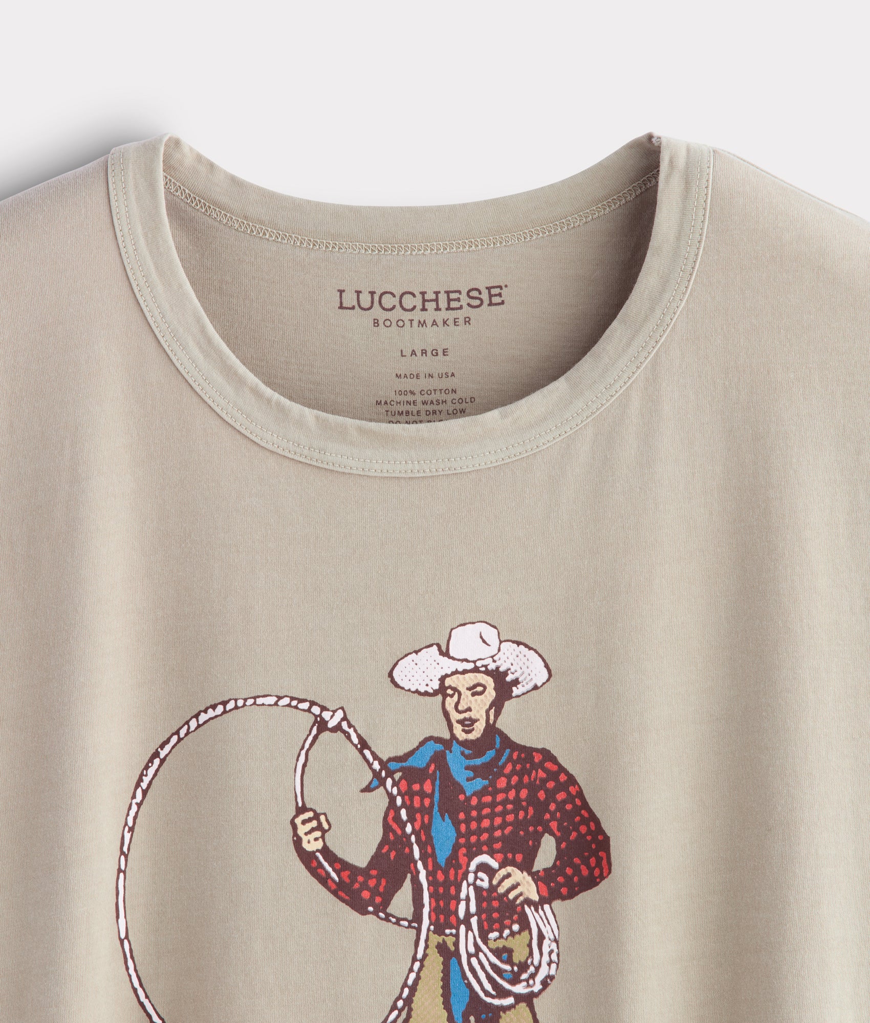 Trail Boss Tee :: Sand - Image 5