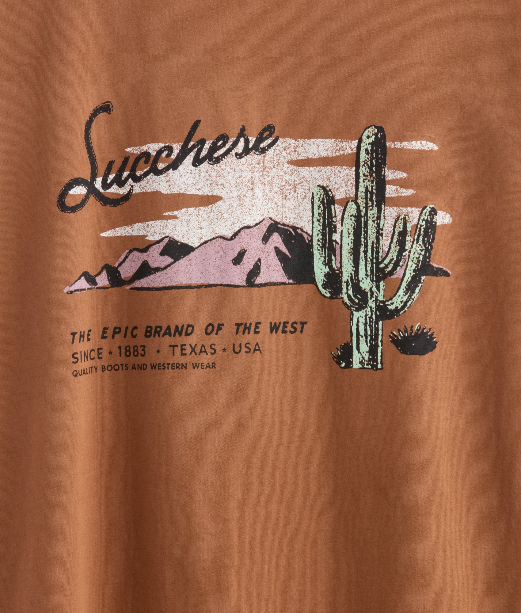 Deserted Tee :: Sienna - Image 3