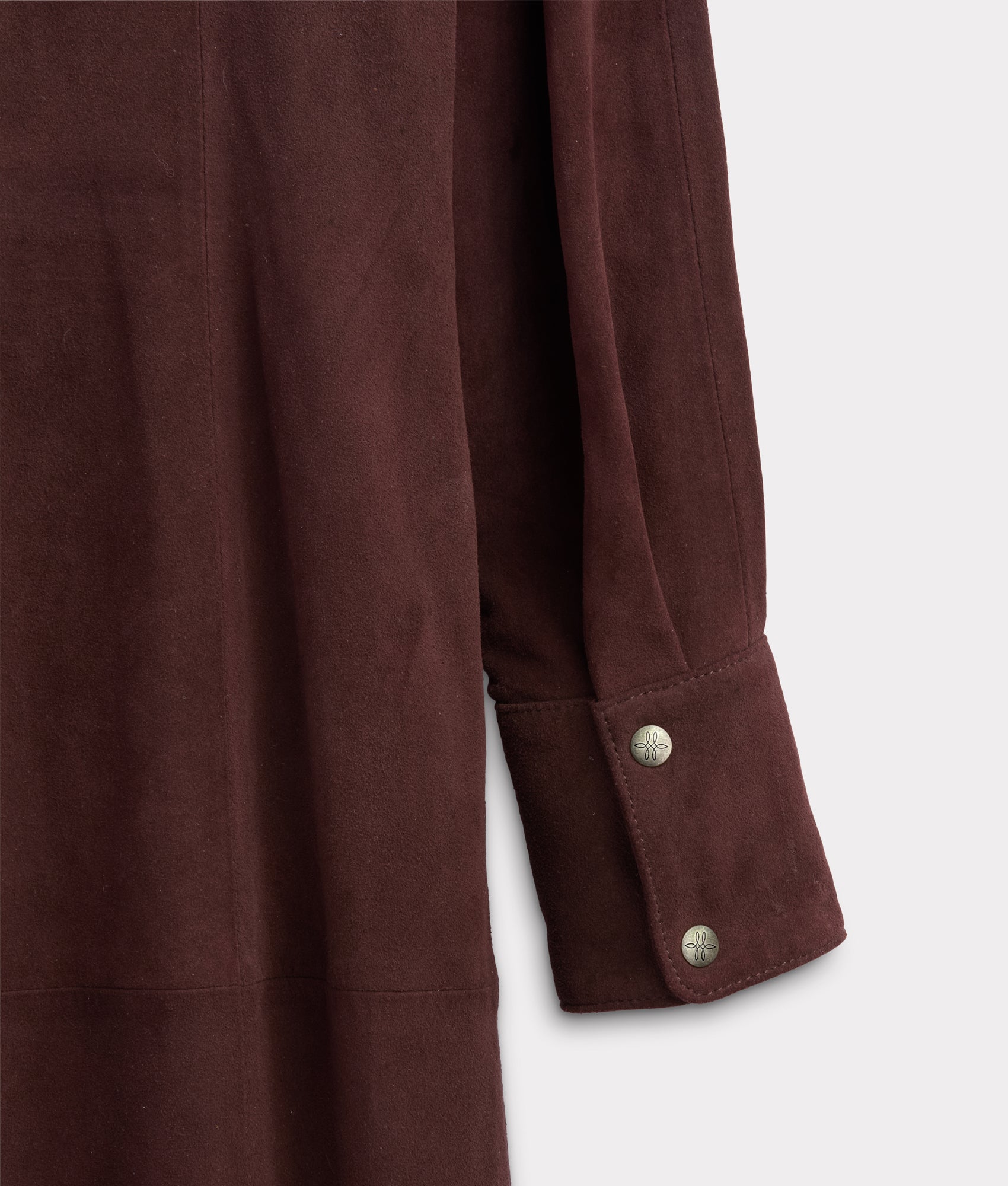 Delilah Suede Duster :: Chocolate - Image 4