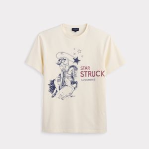 Star Struck Cowgirl Tee :: Ivory