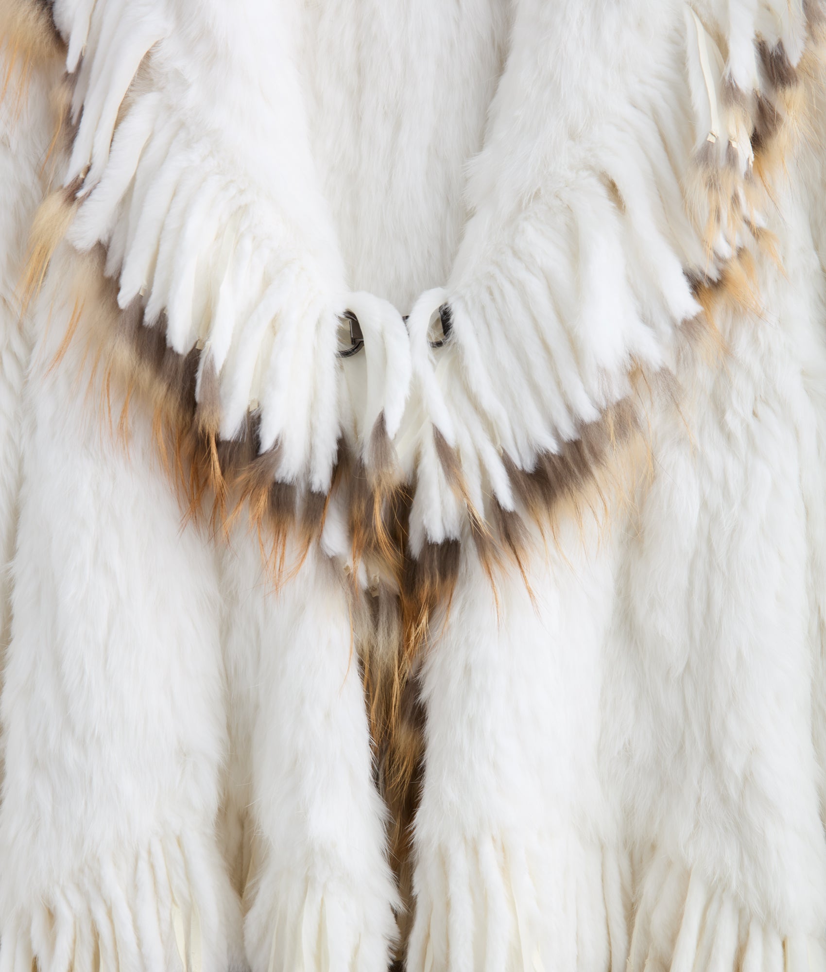 Francis Fur Fringe Jacket :: White - Image 8