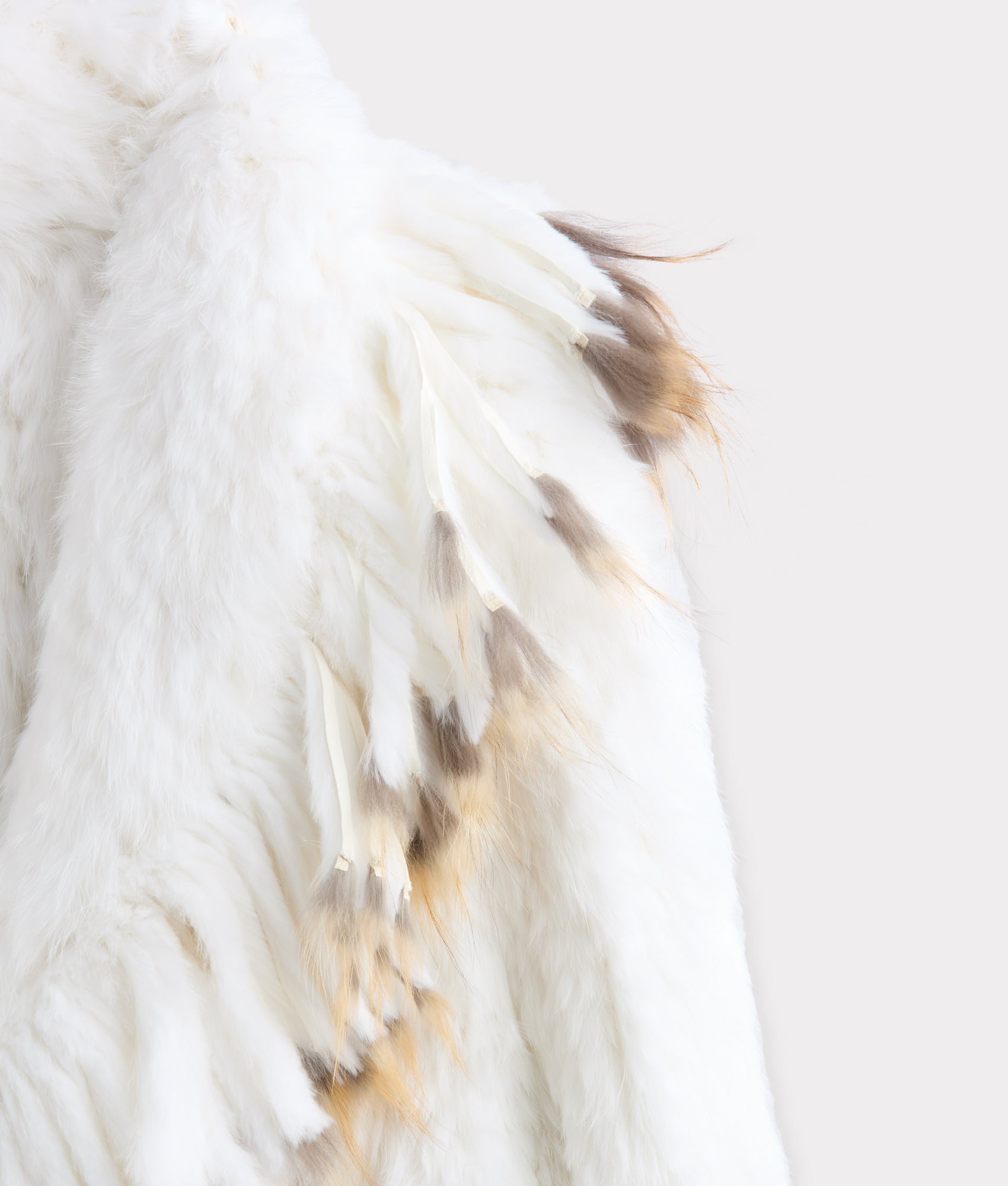 Francis Fur Fringe Jacket :: White - Image 7