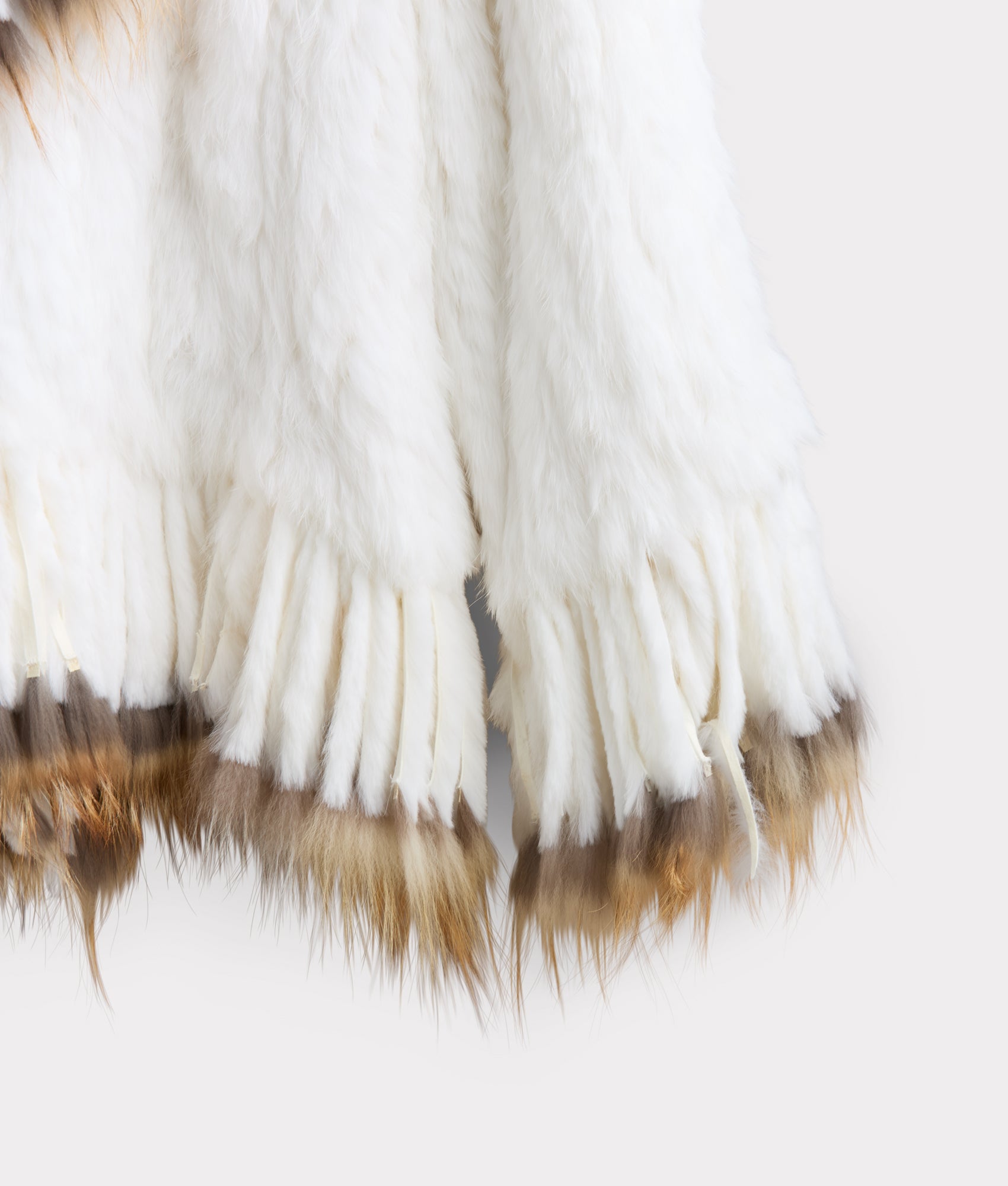 Francis Fur Fringe Jacket :: White - Image 5
