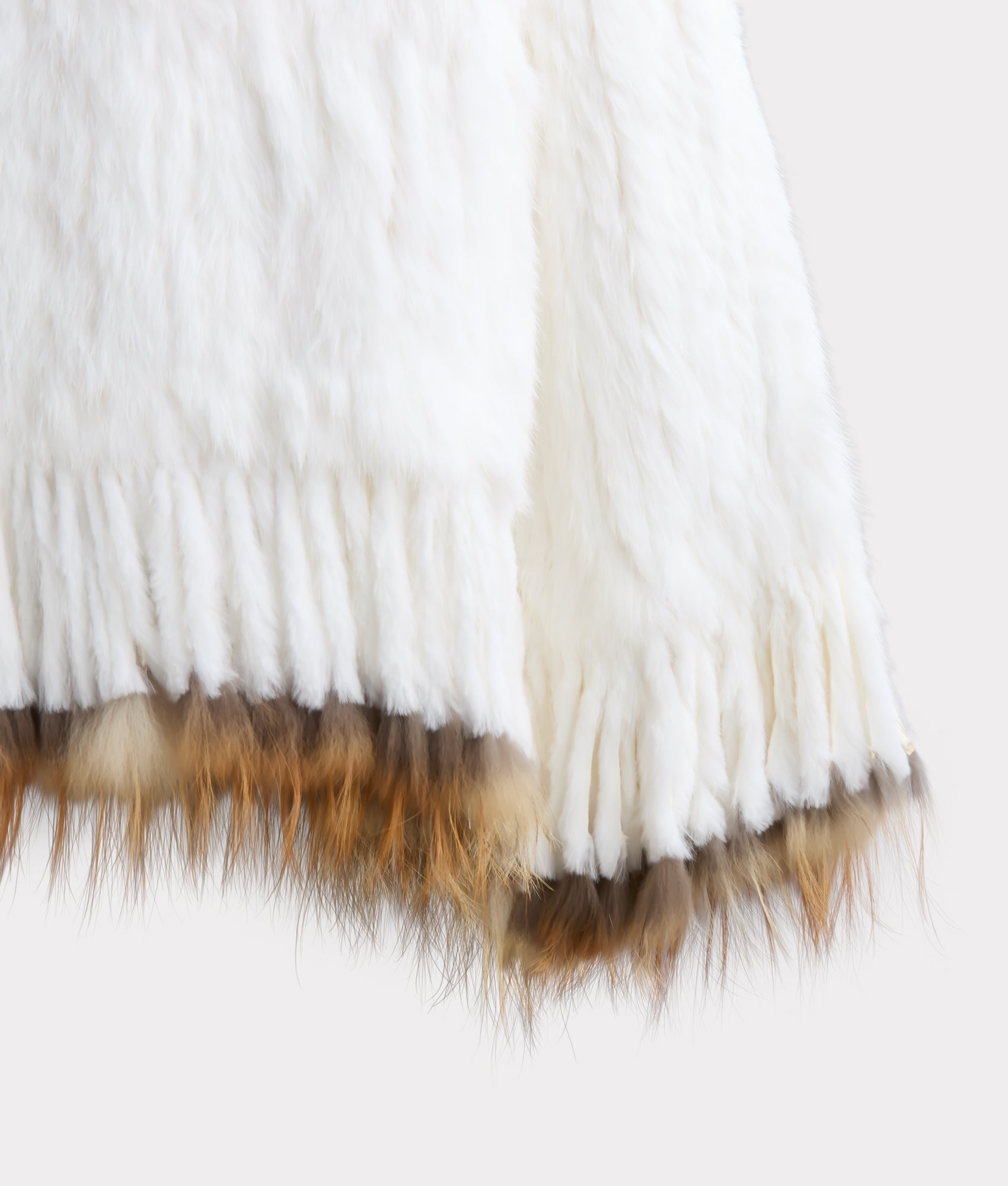 Francis Fur Fringe Jacket :: White - Image 6