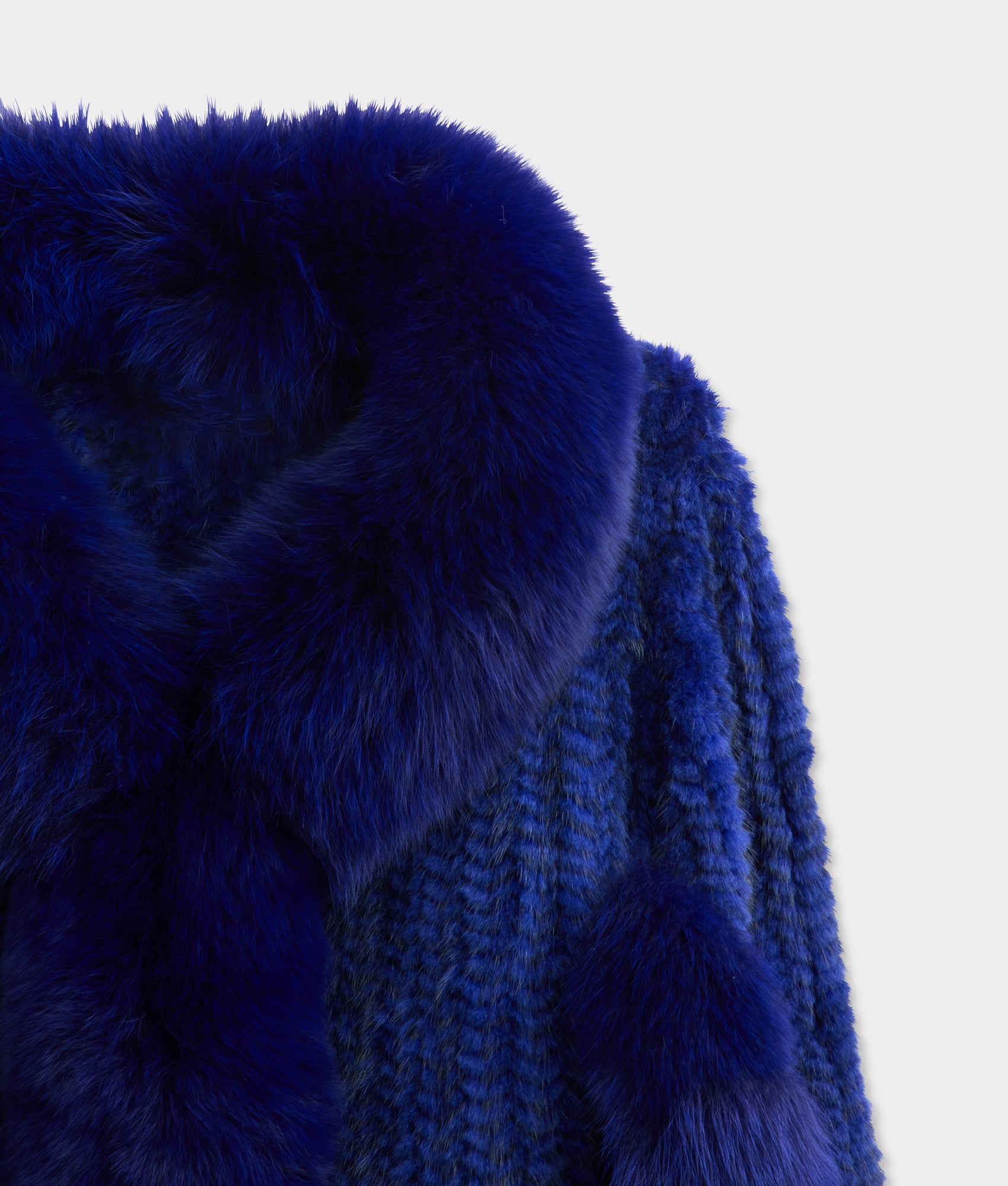 Royale Fur Cape :: Royal Blue - Image 4