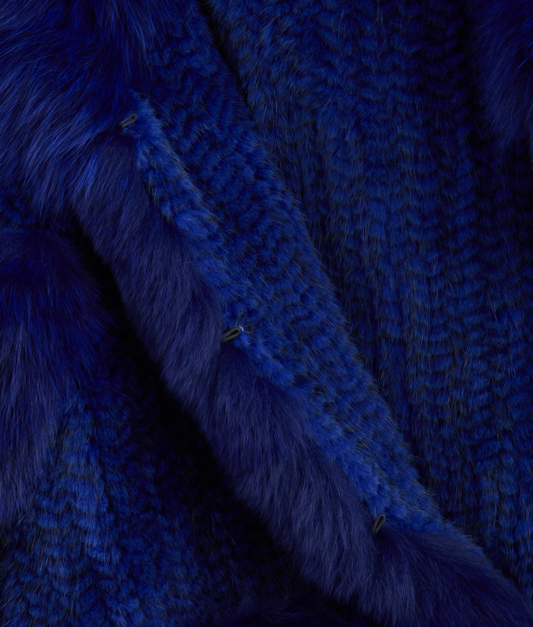Royale Fur Cape :: Royal Blue - Image 7