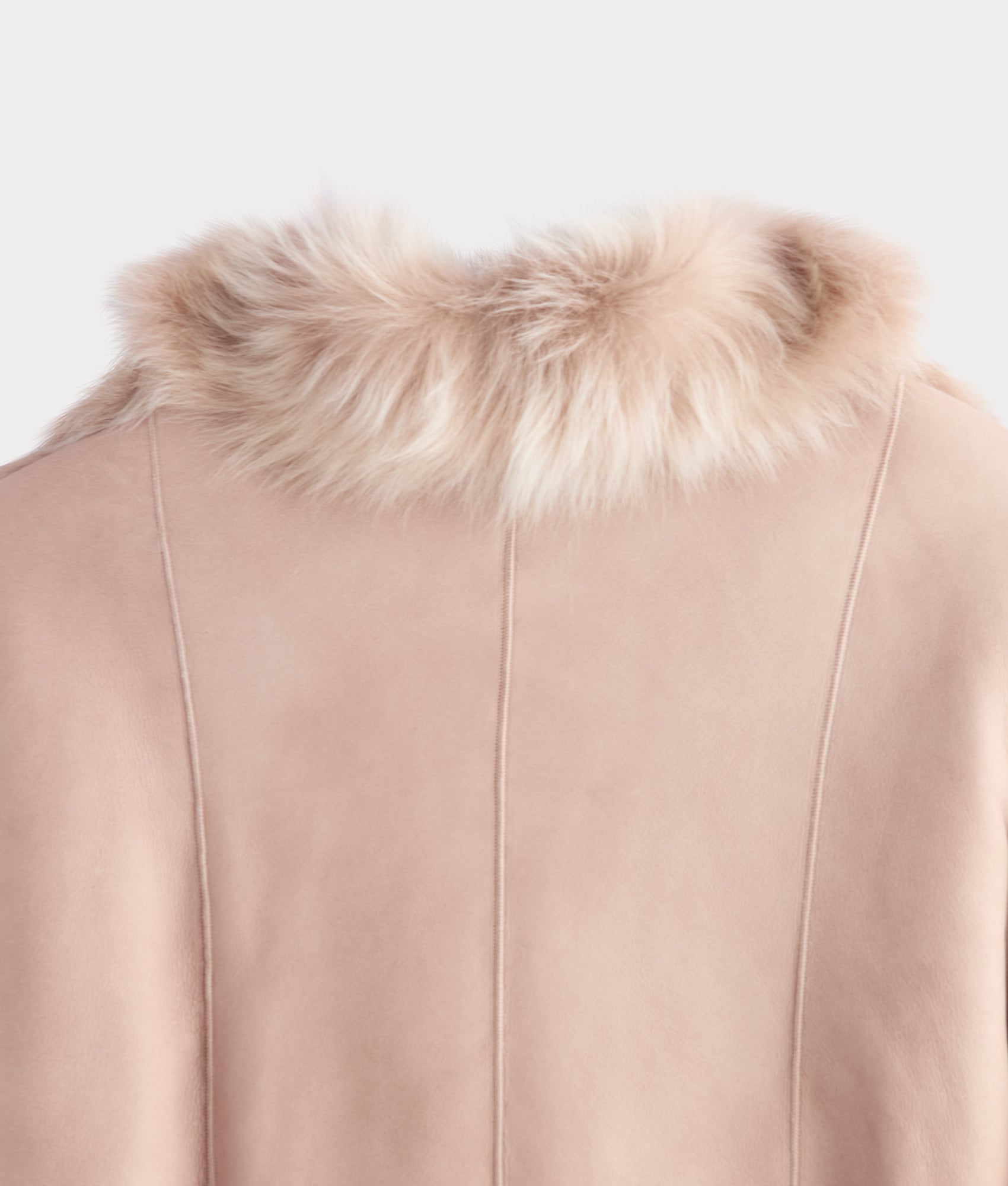 Skye Shearling Coat :: Grey - Image 7