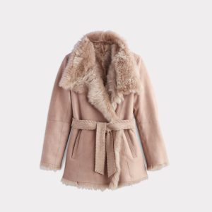 Skye Shearling Coat :: Grey