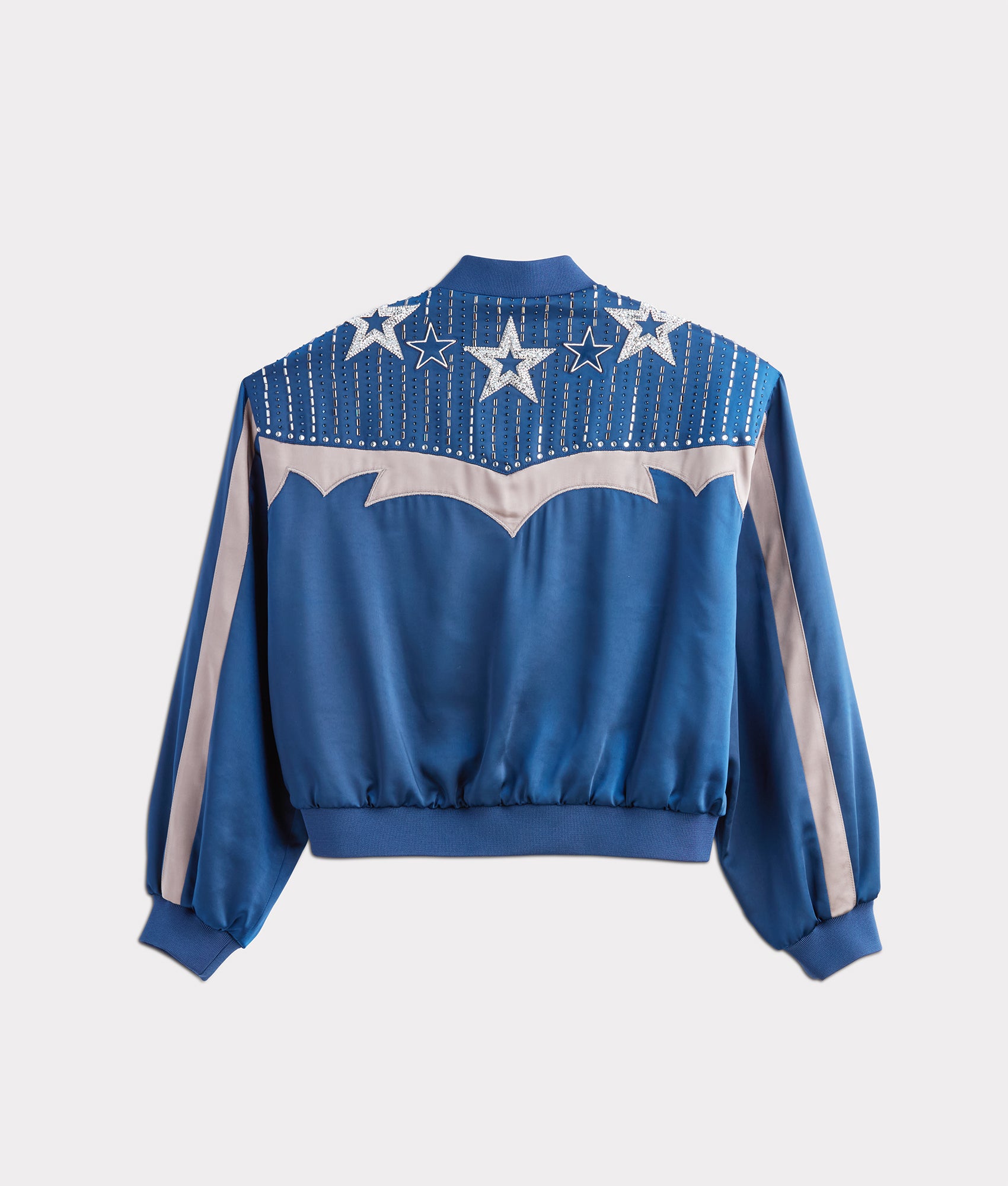 Lucchese x Dallas Cowboys Bomber Jacket :: Blue - Image 3