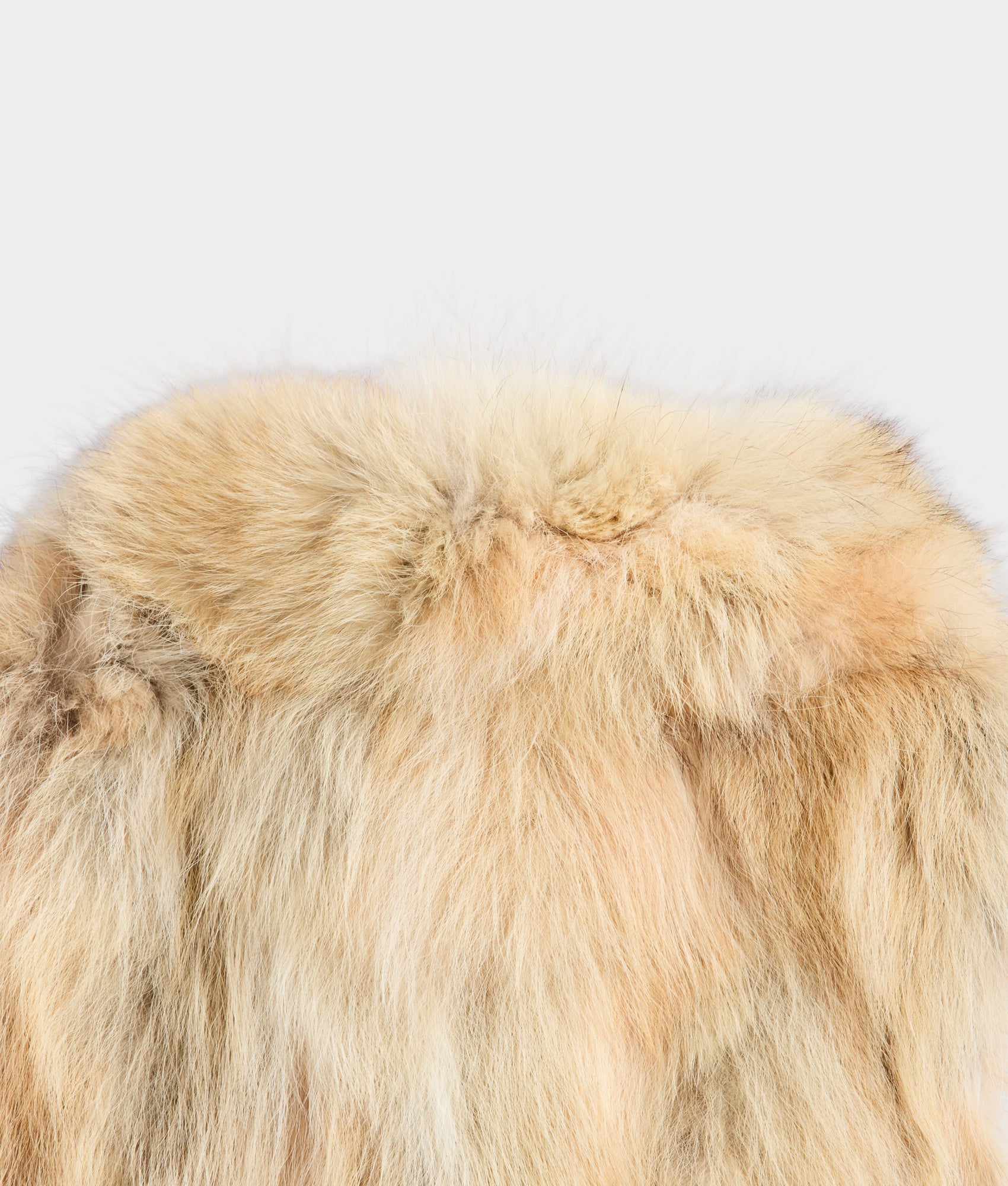 Kirsta Fur Vest :: Natural - Image 3