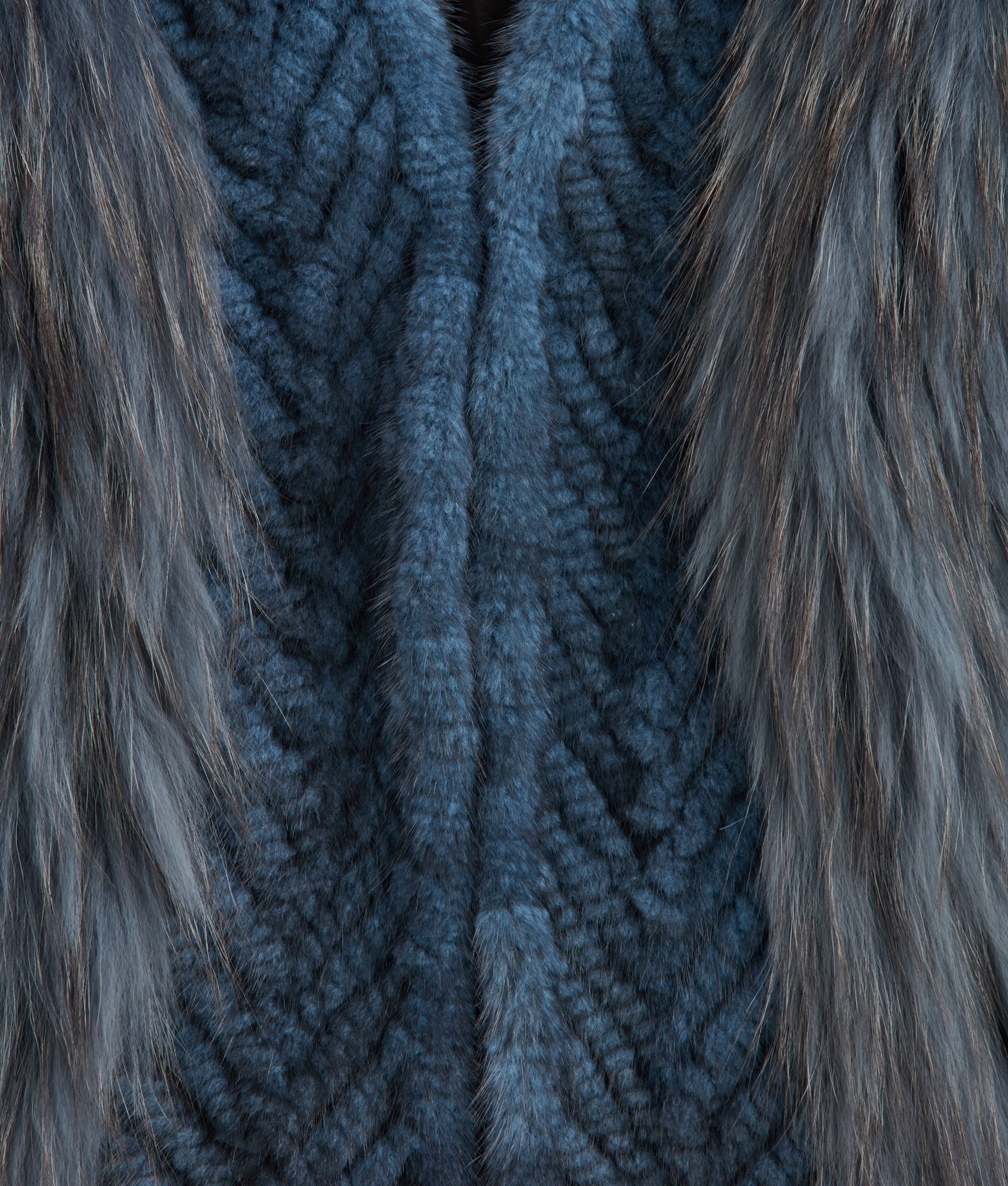 Janine Fur Jacket :: Turquoise - Image 7
