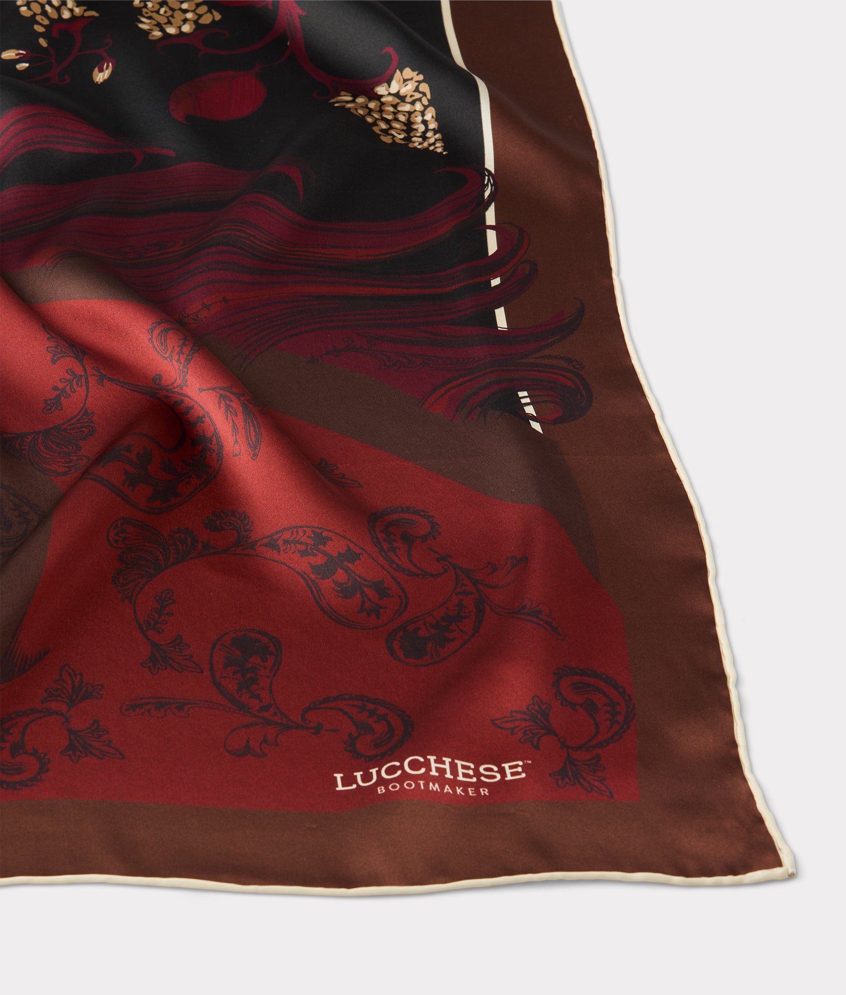 Cavalry Scarf :: Black Cherry - Image 3