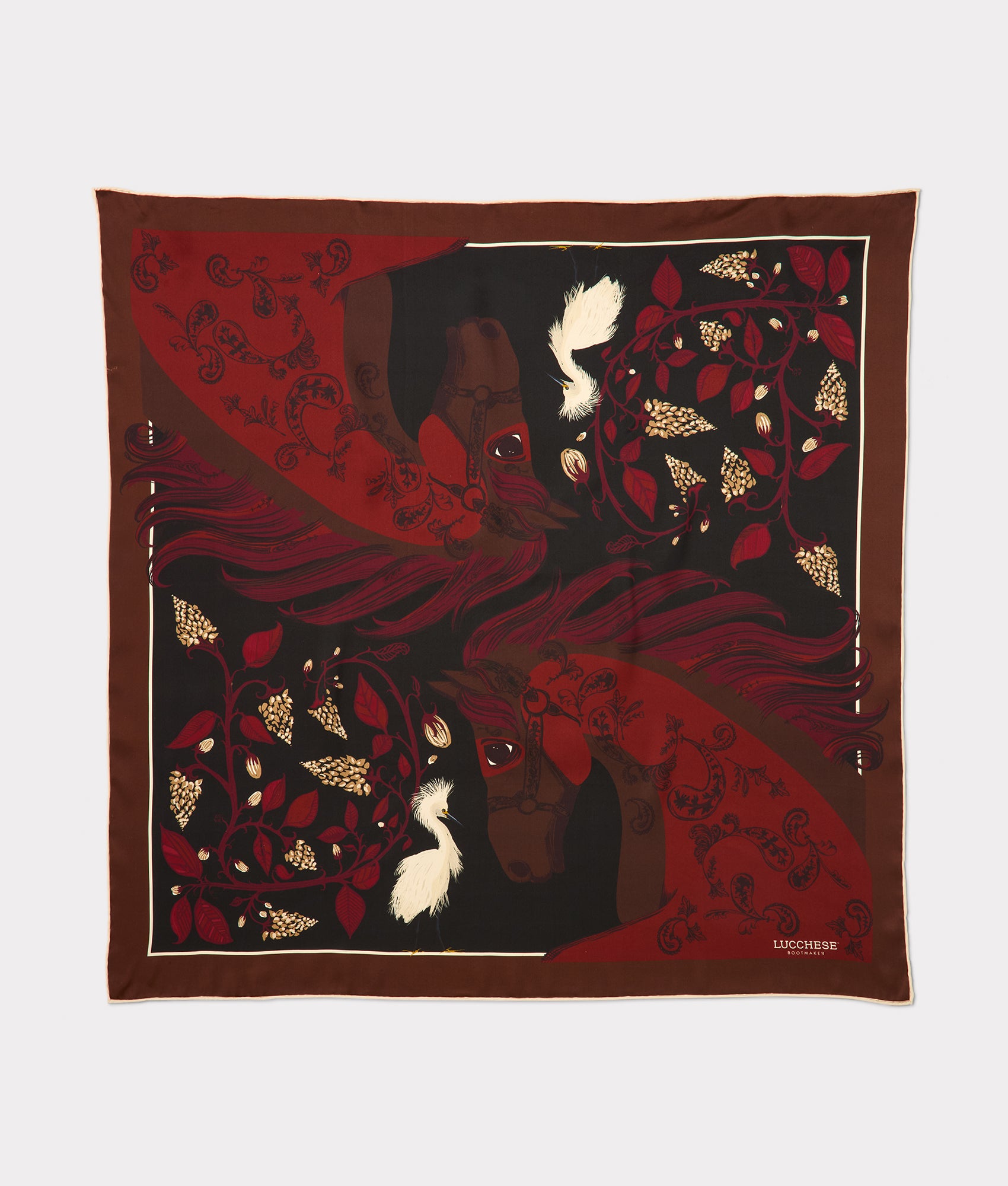 Cavalry Scarf :: Black Cherry
