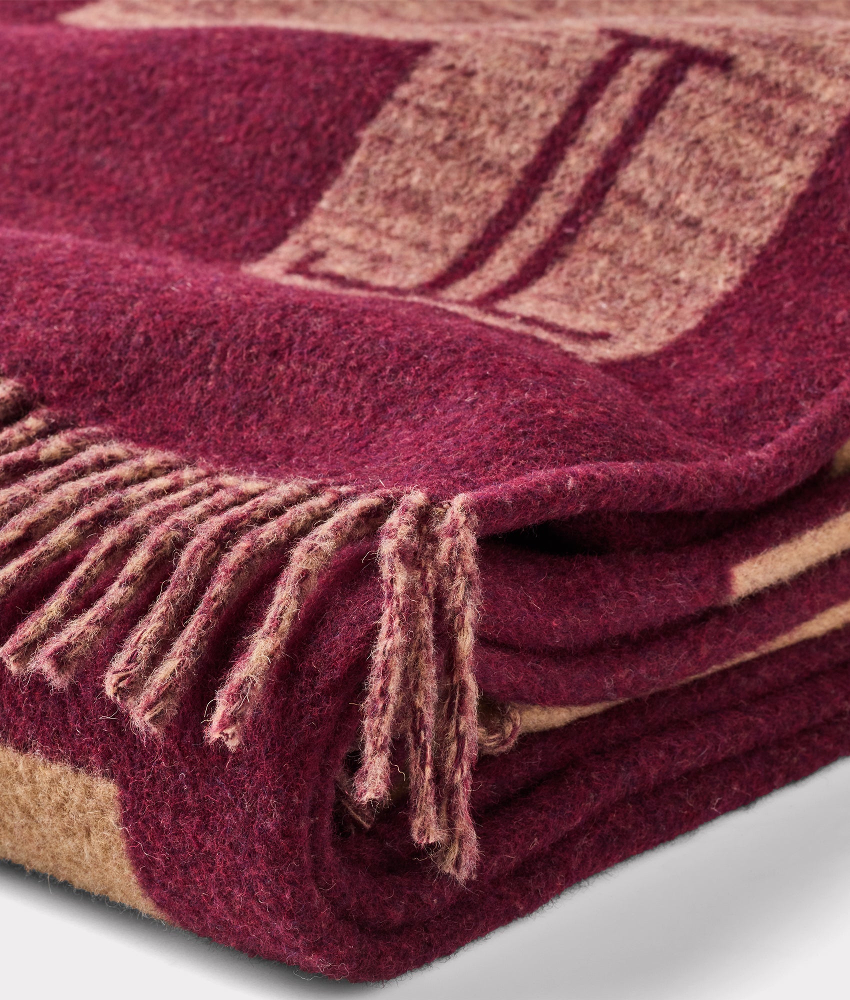 Ritual Blanket :: Burgundy - Image 3
