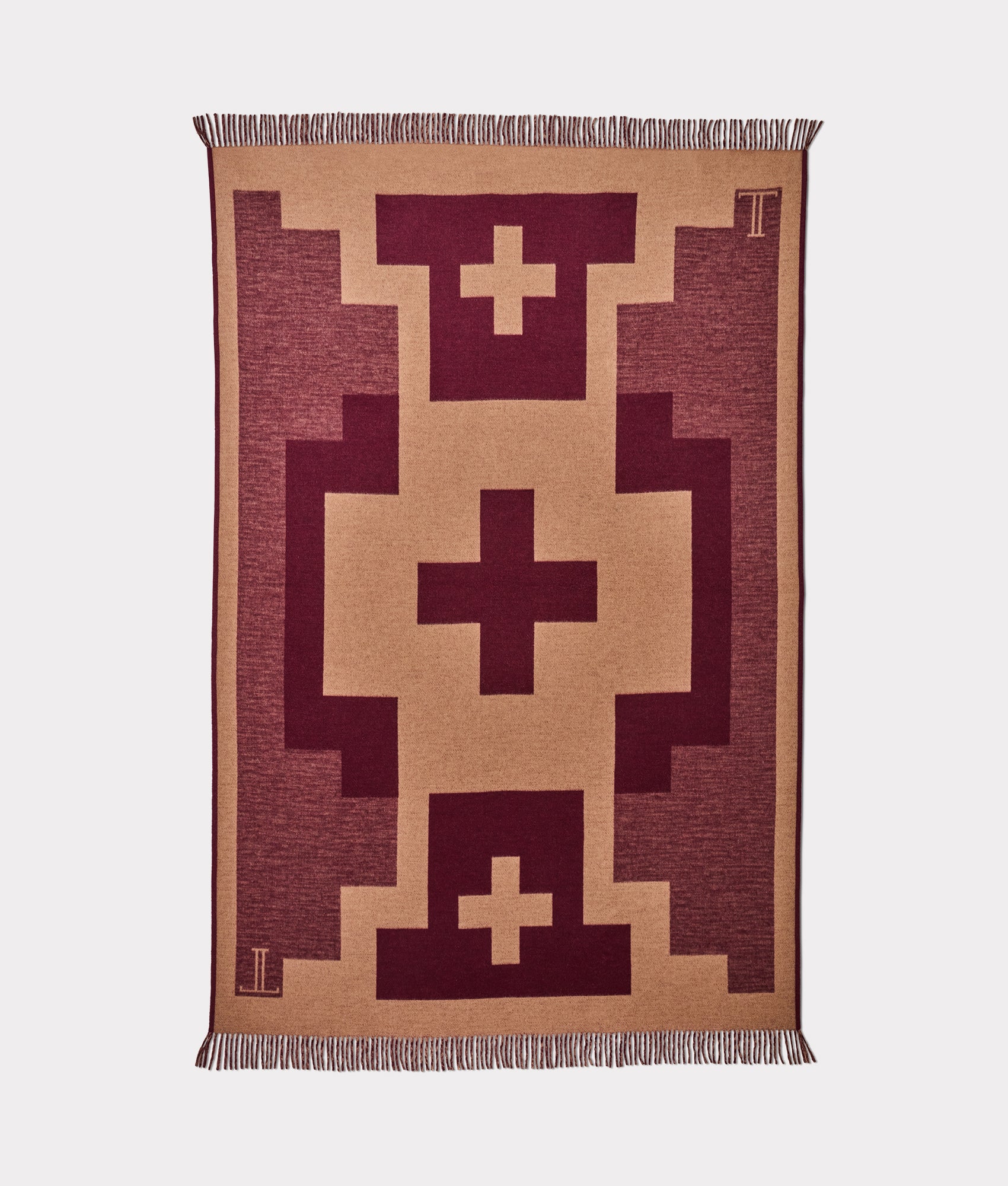 Ritual Blanket :: Burgundy - Image 4