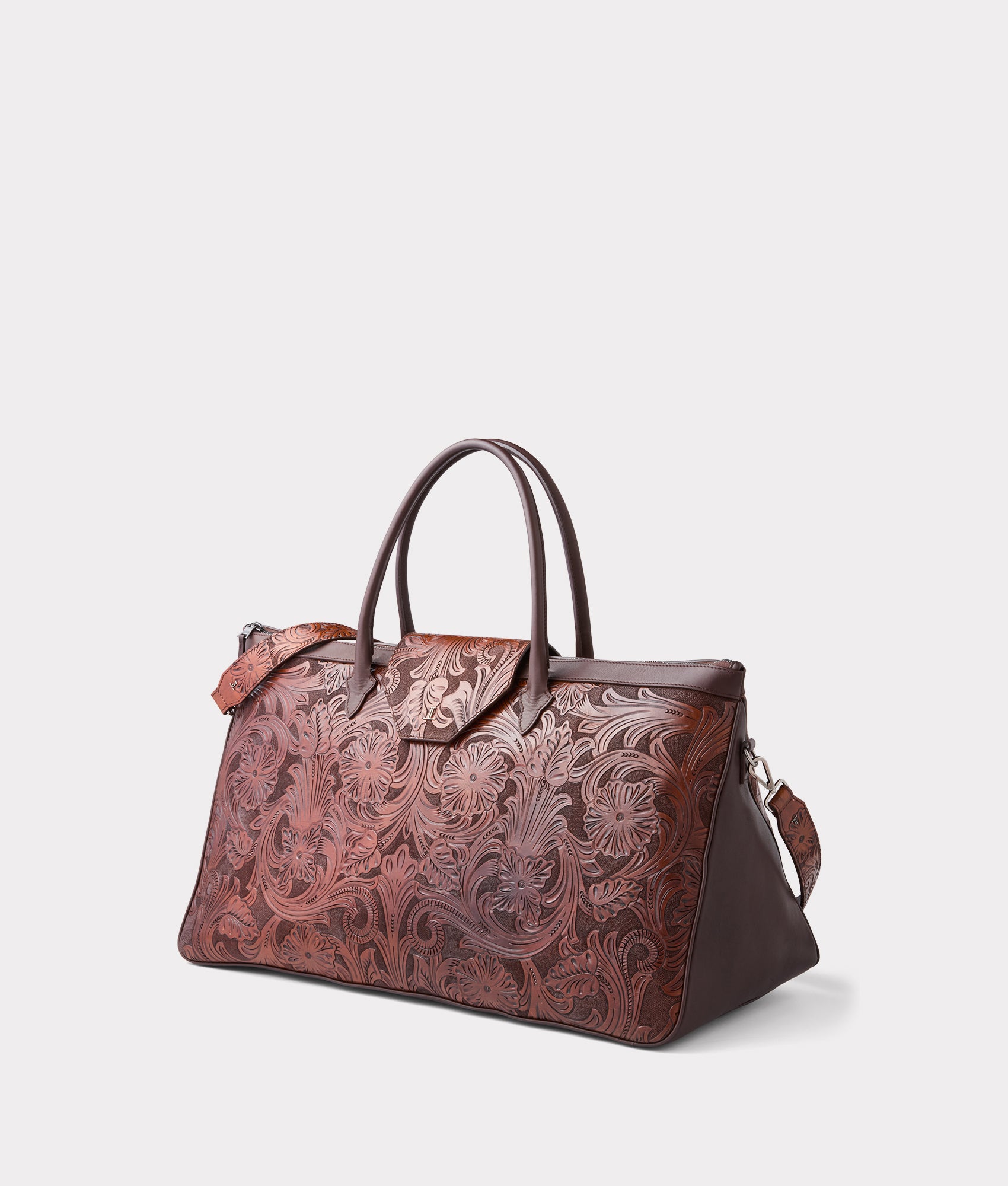 Intagliare Weekender Bag :: Congac - Image 5