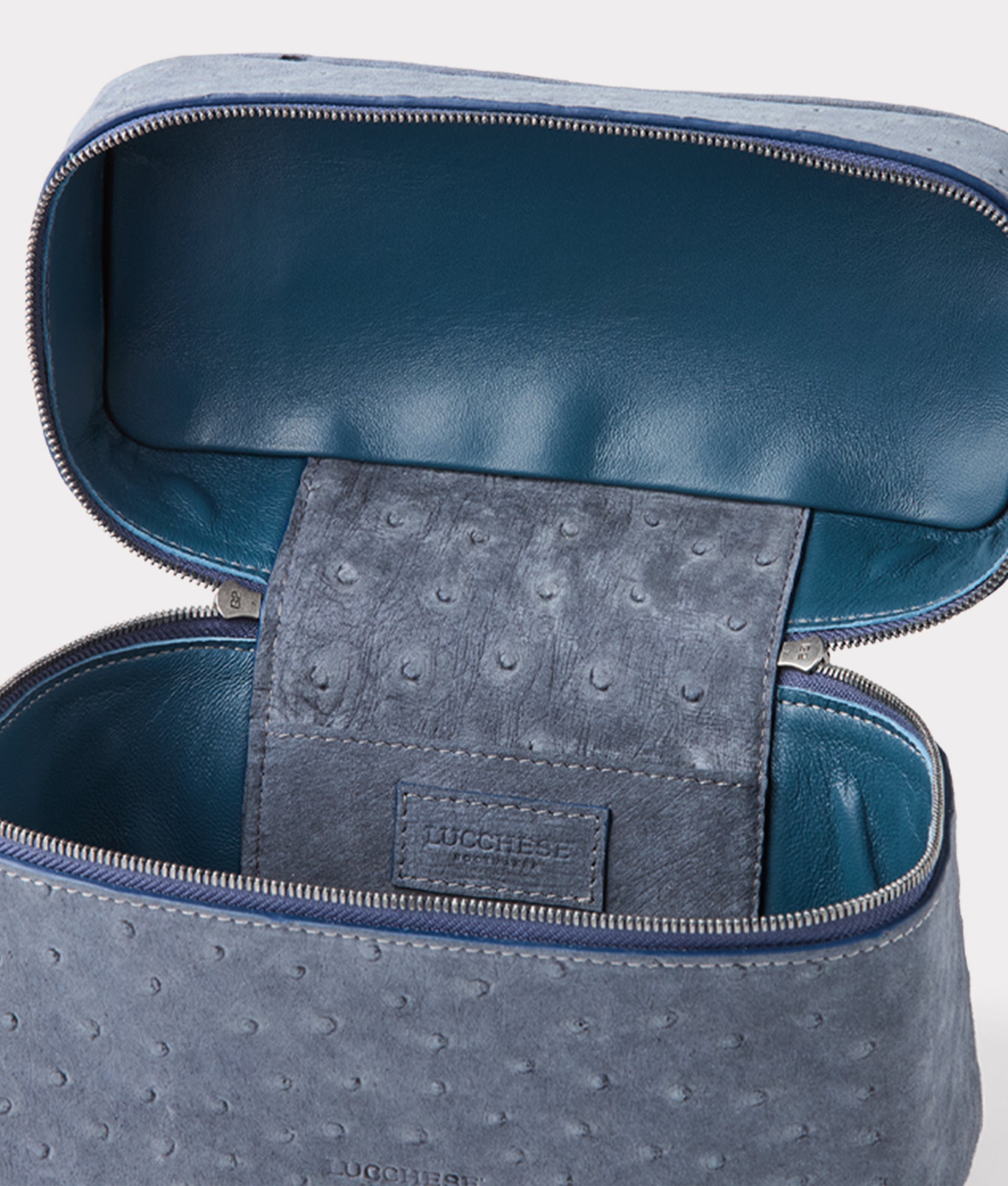 Lauren Exotic Vanity Tote :: Storm Blue - Image 7