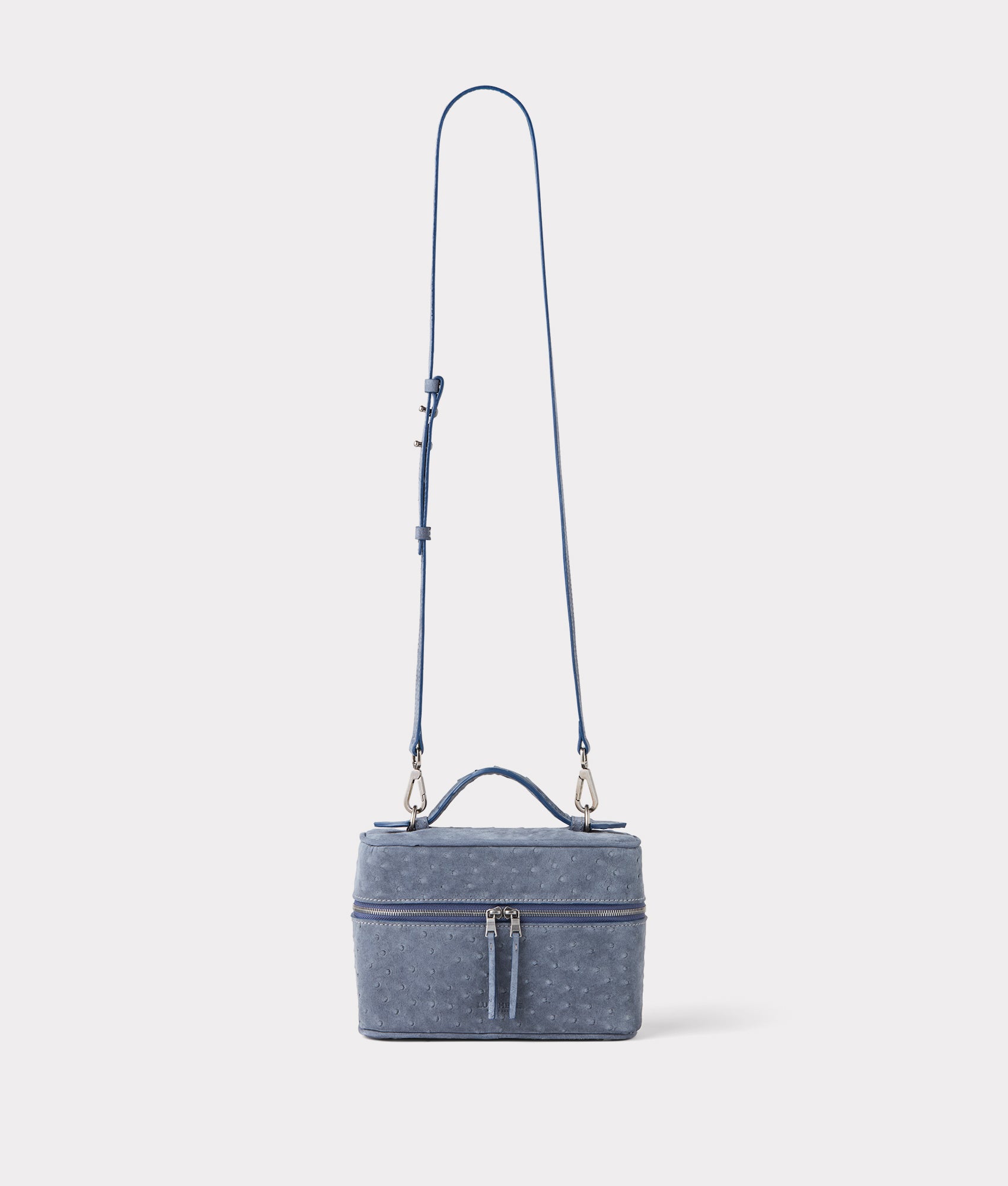 Lauren Exotic Vanity Tote :: Storm Blue - Image 6