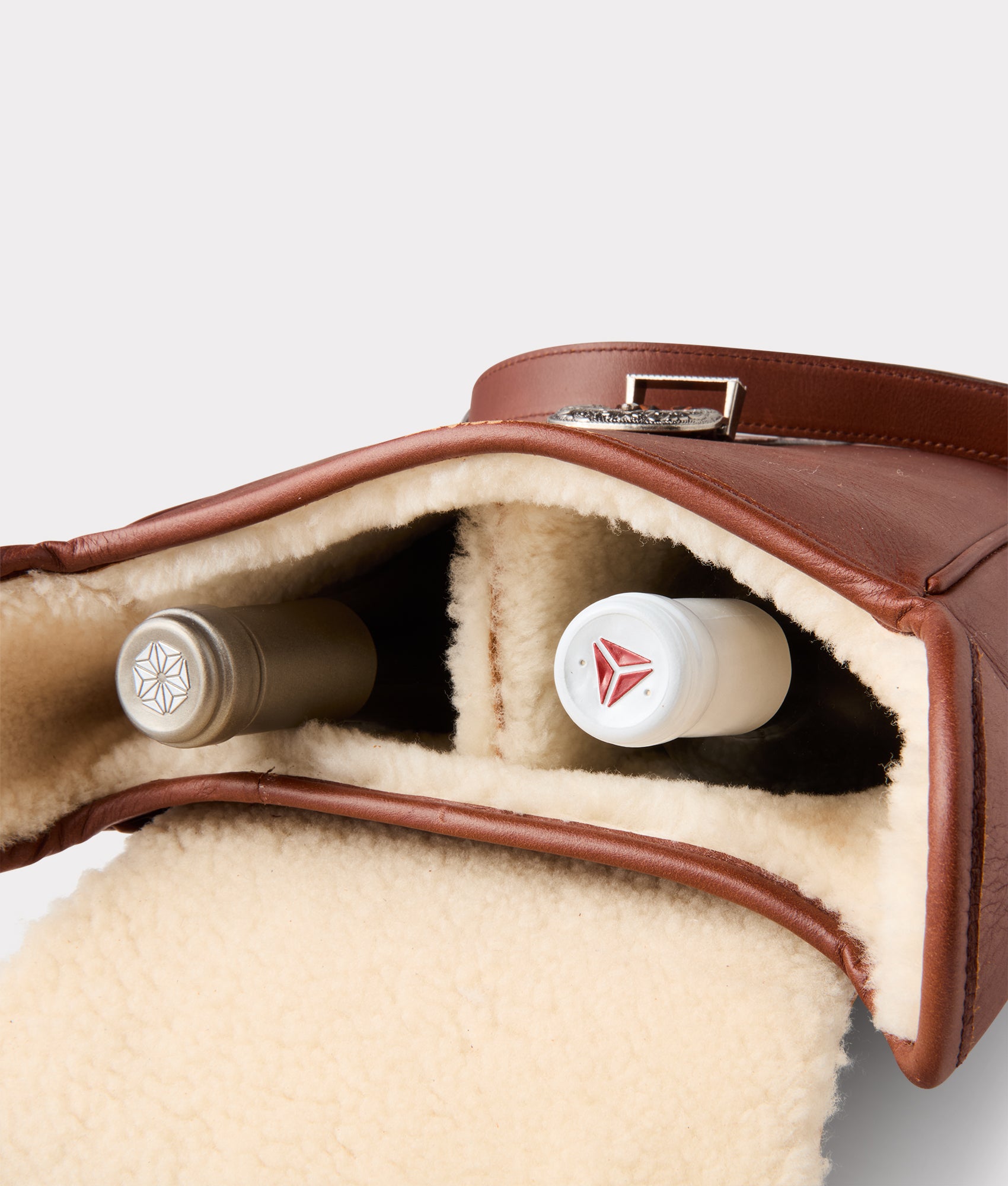 Lucchese x Chappellet Wine Bag :: Tobacco - Image 2