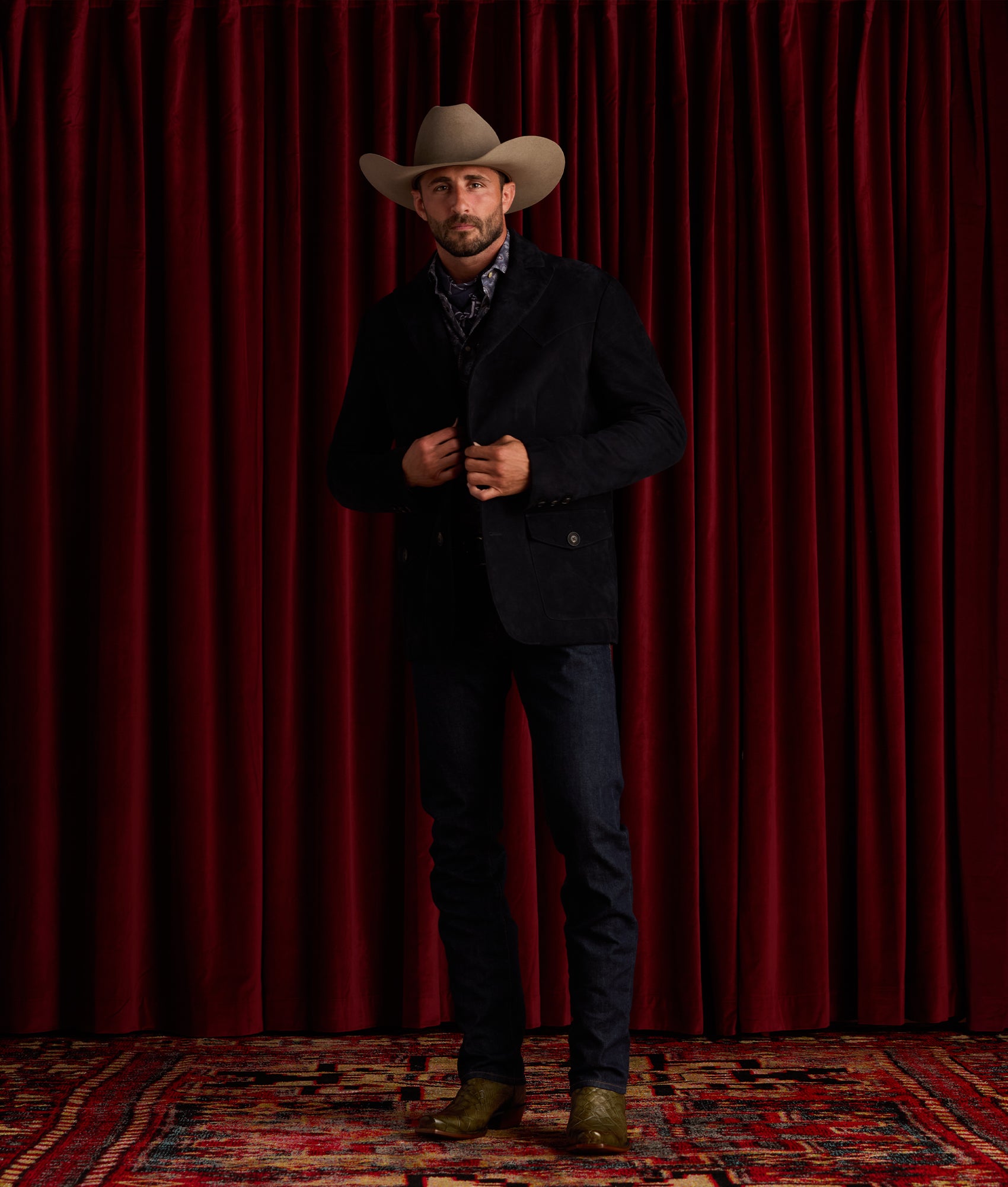 Rodeo Club Sport Coat :: Navy - Image 2