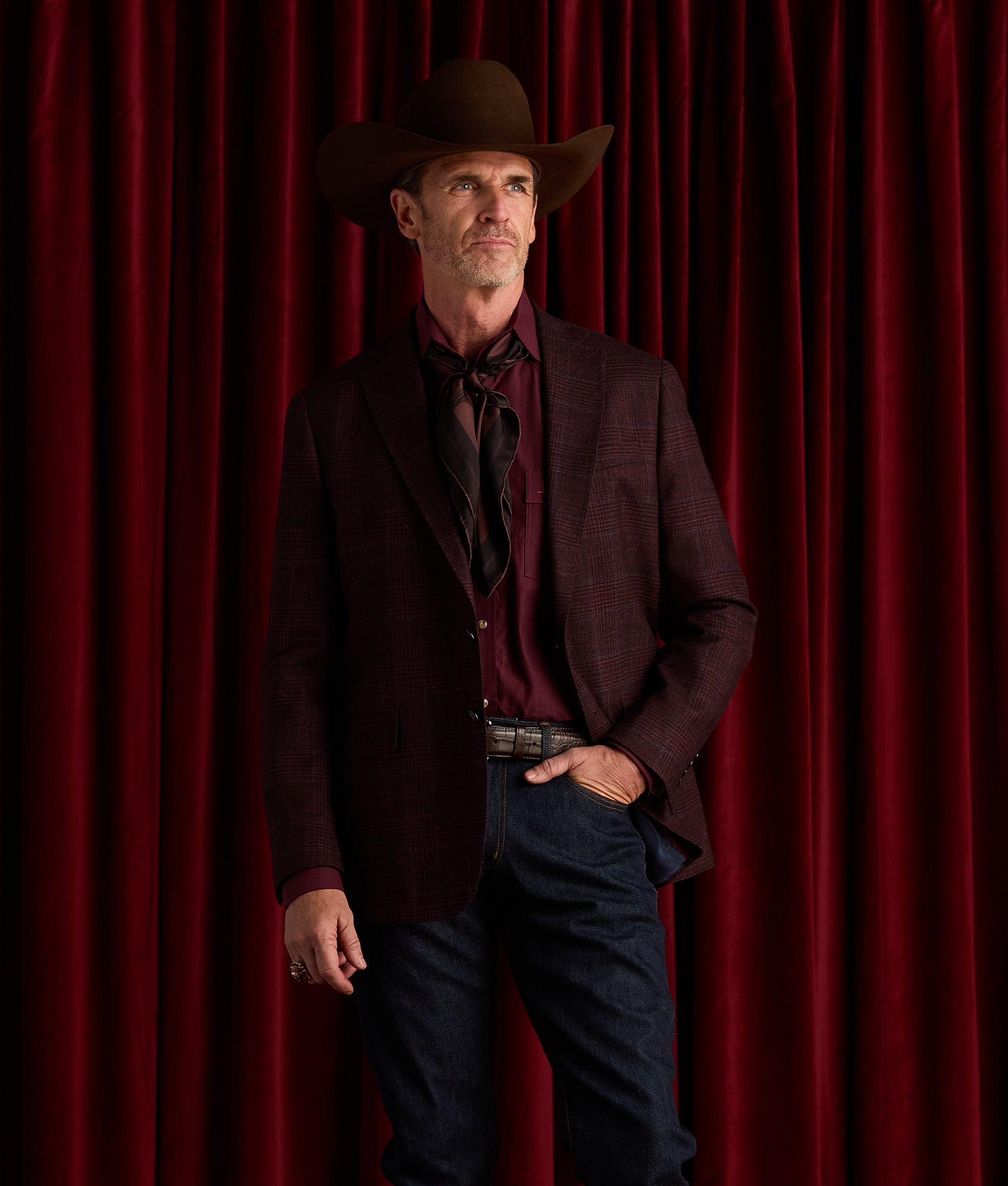 El Paso Cowboy Fit :: Black Cherry - Image 9