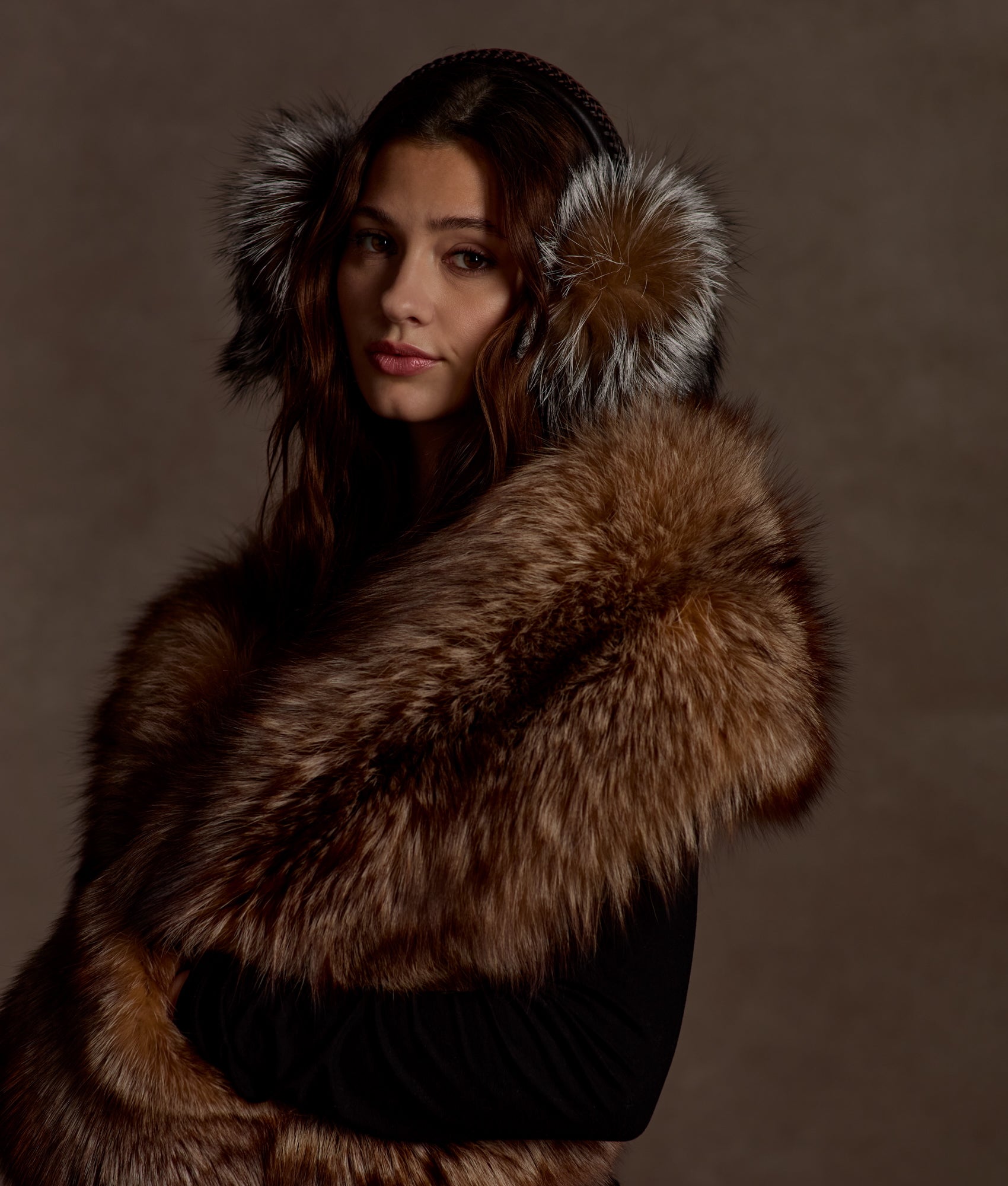 Pelliccia Earmuffs :: Brown - Image 6