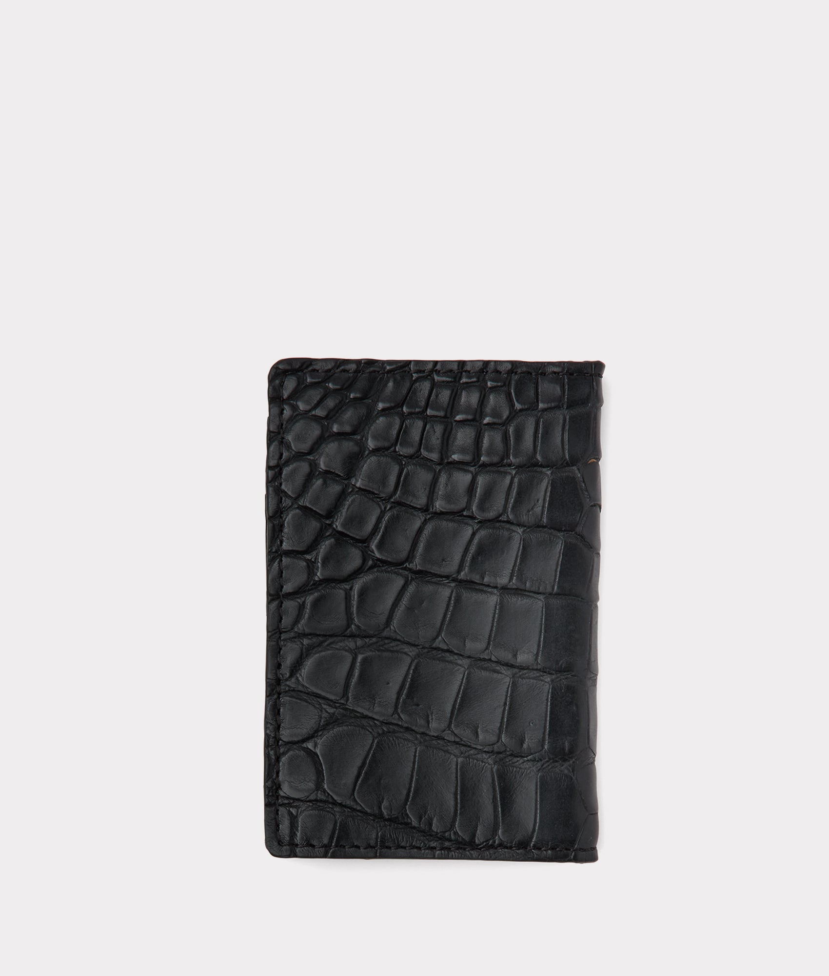 Bifold Wallet - American Alligator :: Black - Image 3