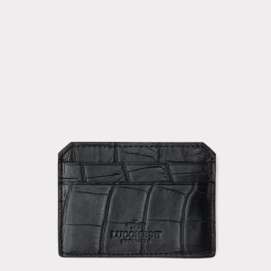 Card Case - American Alligator :: Black
