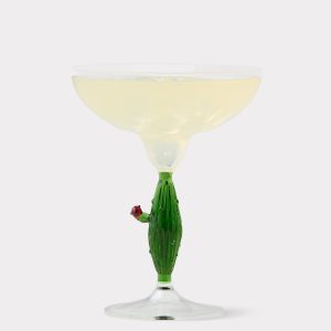 Cactus Margarita Glasses - Set of Four :: Green