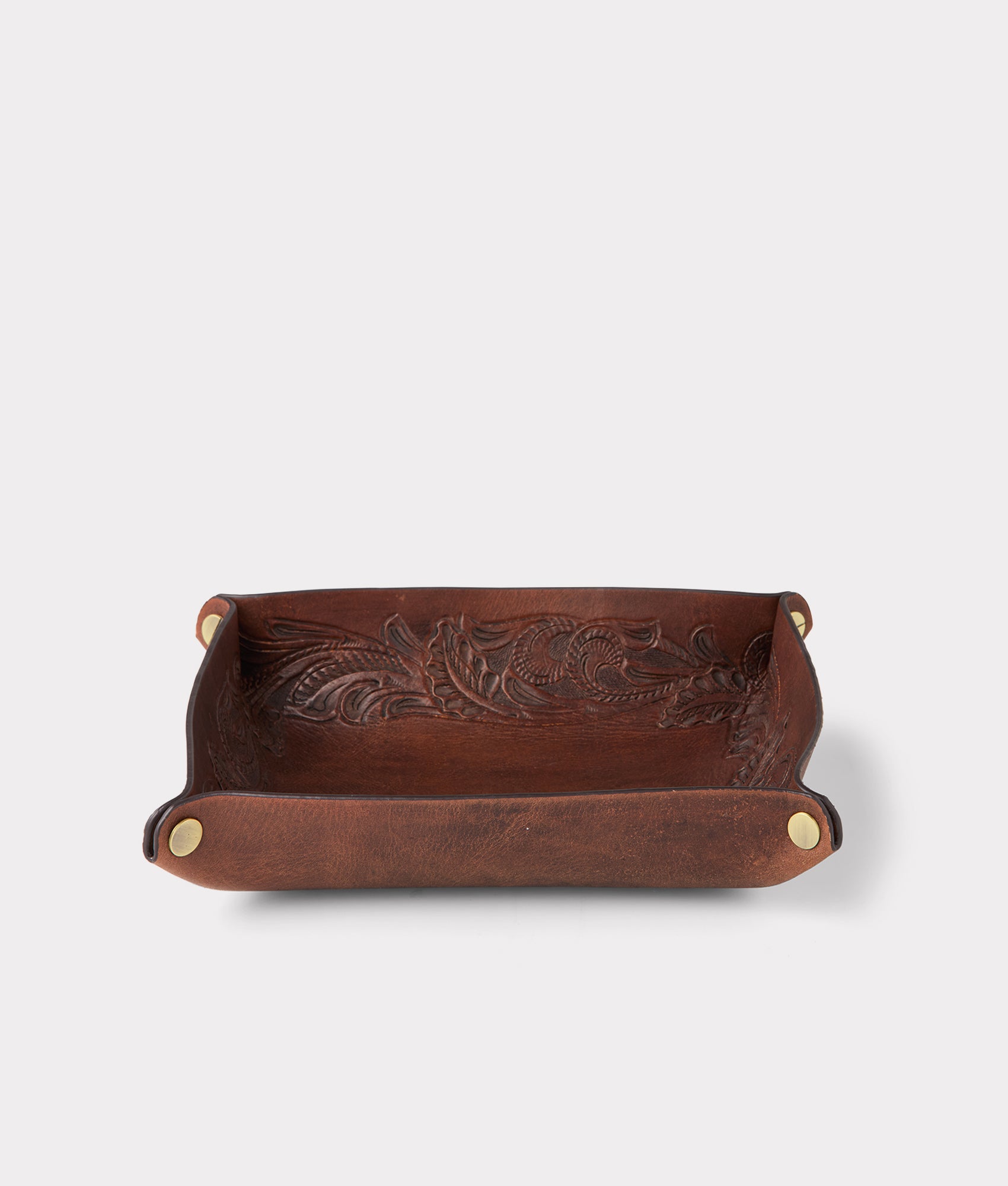 Carver Valet Tray :: Brown