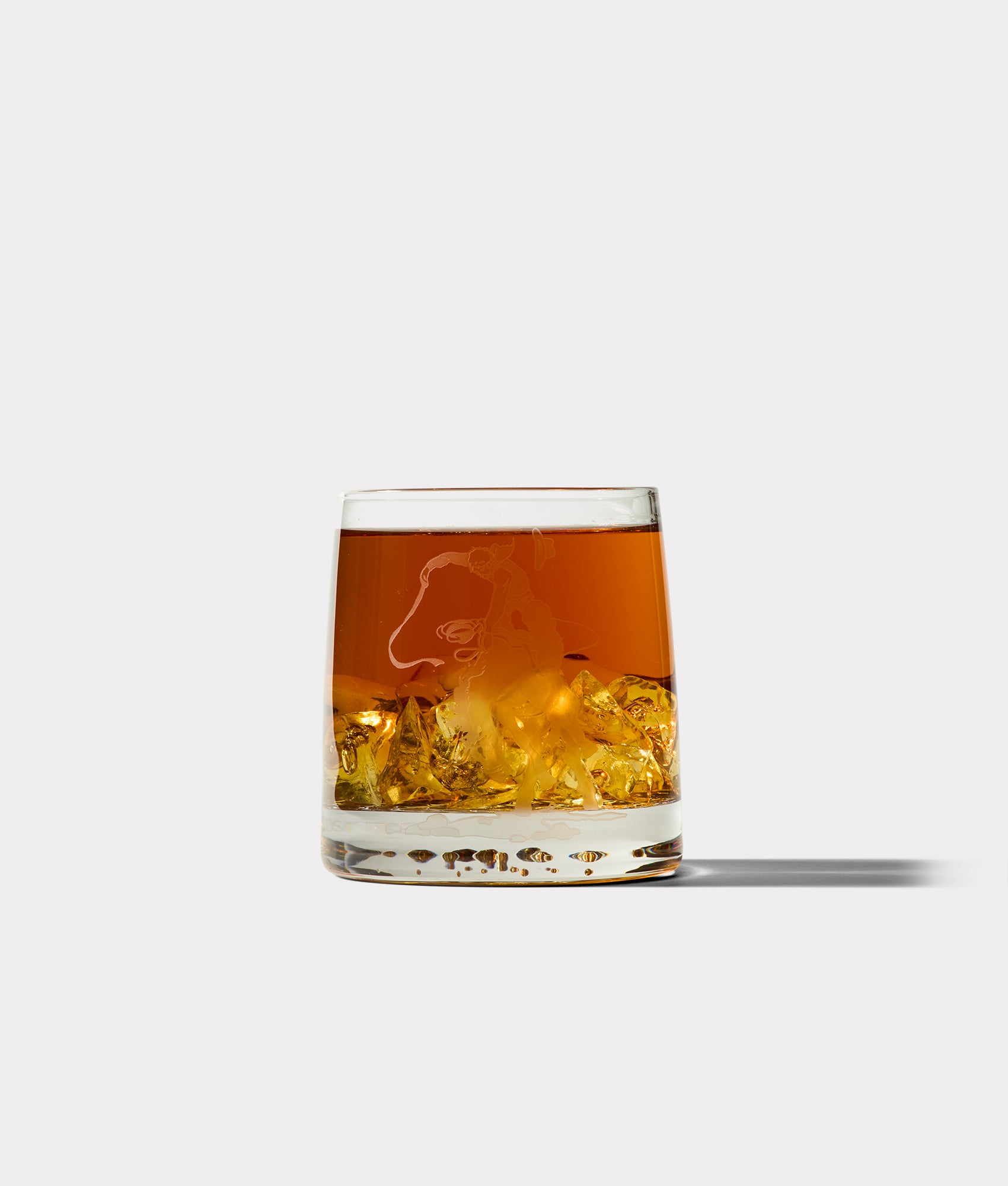 Saddle Bronc Glasses - Set of Four :: White - Image 3