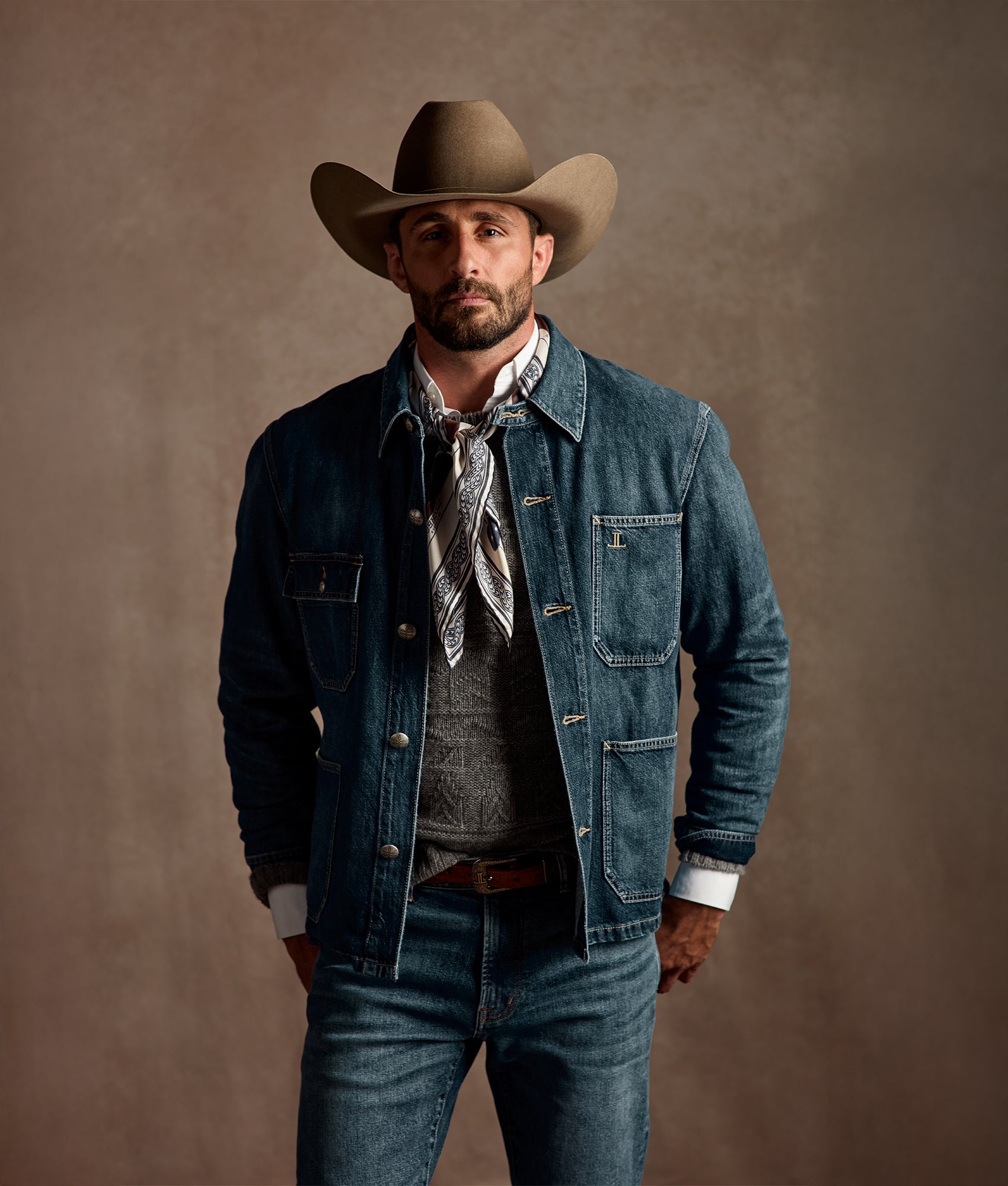 Darren Sweater :: Grey Melange - Image 2