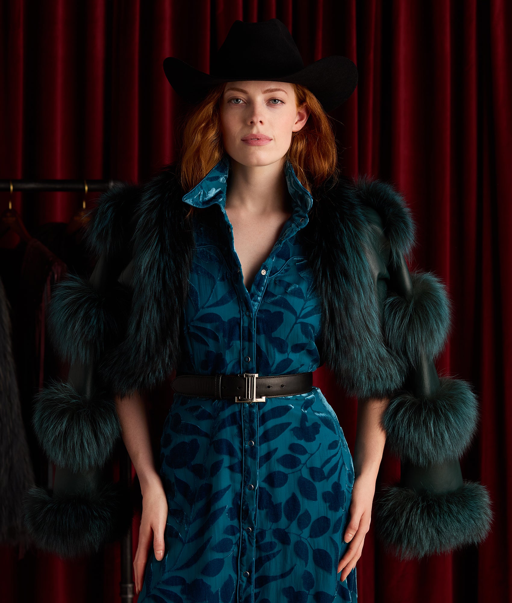 Avery Velvet Dress :: Multi - Image 8