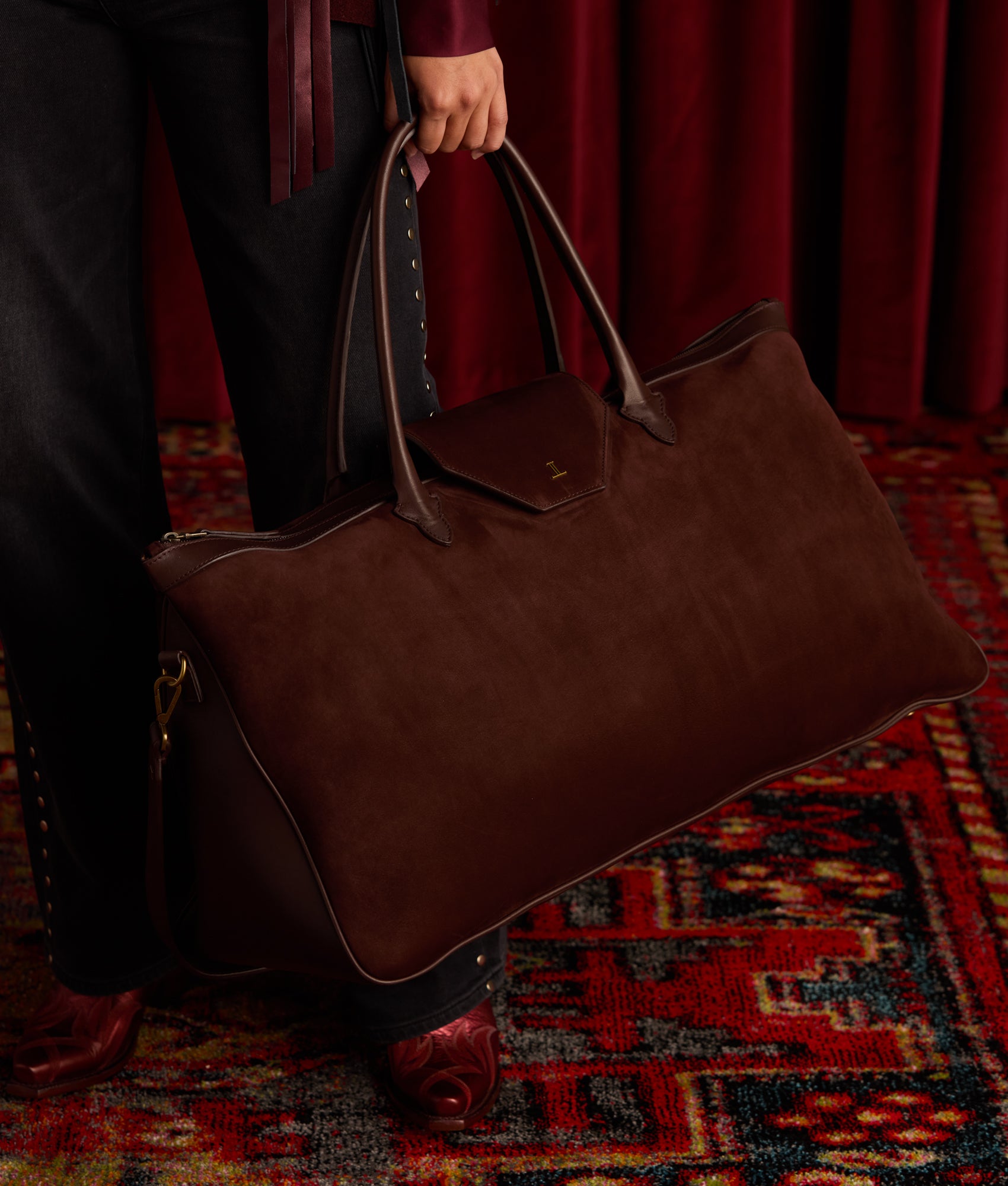 Florence Weekender :: Chocolate - Image 2