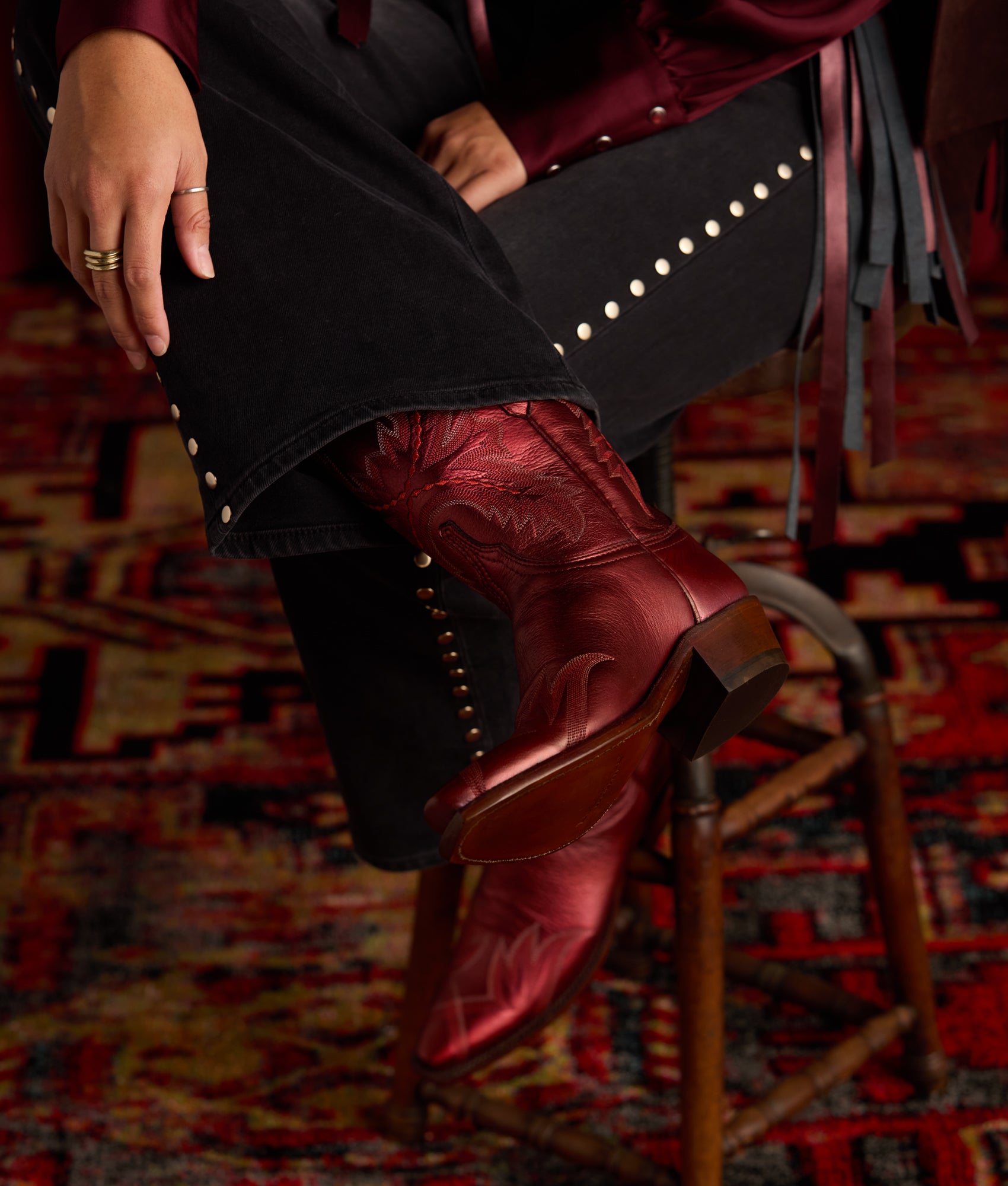 Tilly :: Black Cherry Metallic - Image 3