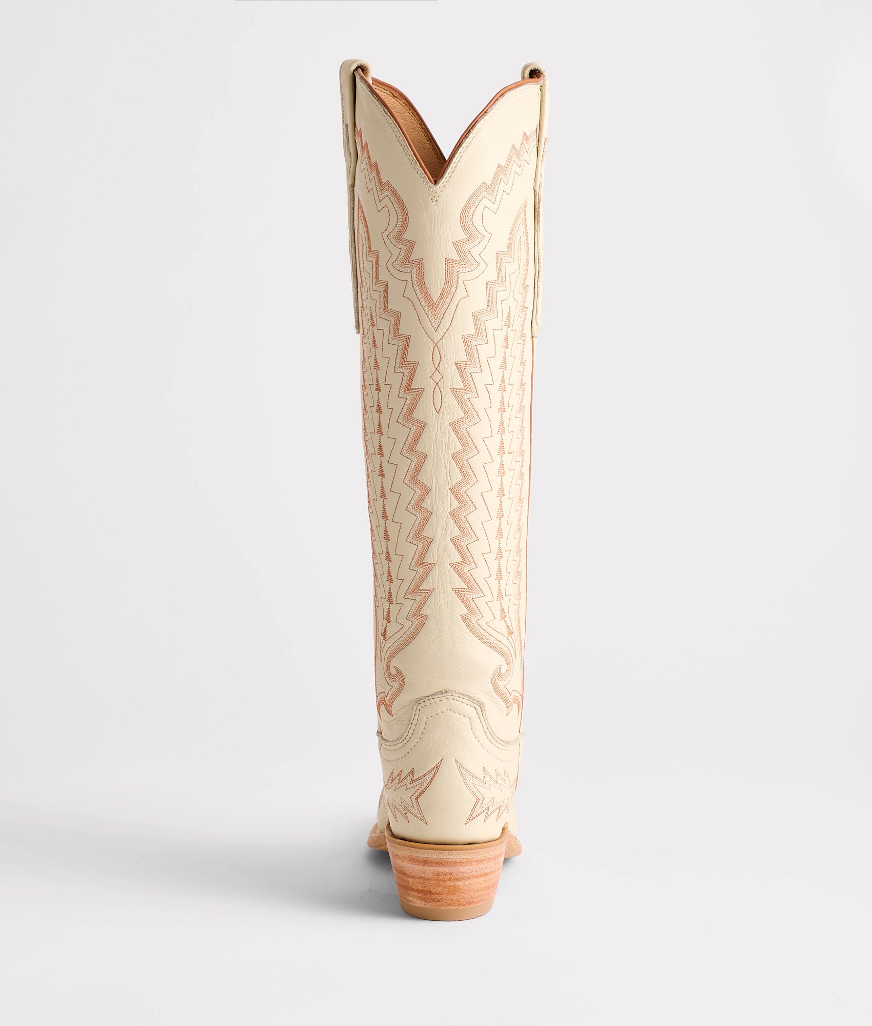 Priscilla :: Glitz Cream W/ Burnt Orange Stitching - Image 5