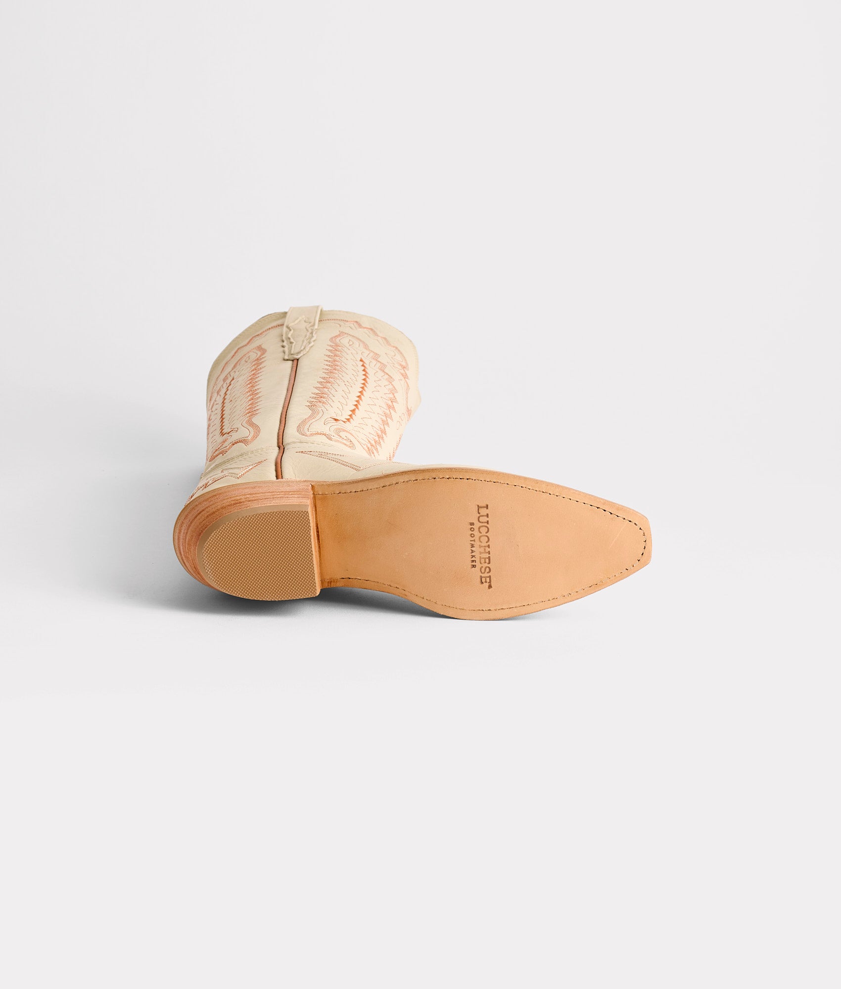 Priscilla :: Glitz Cream W/ Burnt Orange Stitching - Image 7