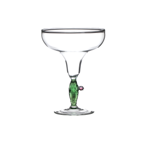 Cactus Margarita Glasses - Set of Four :: Green